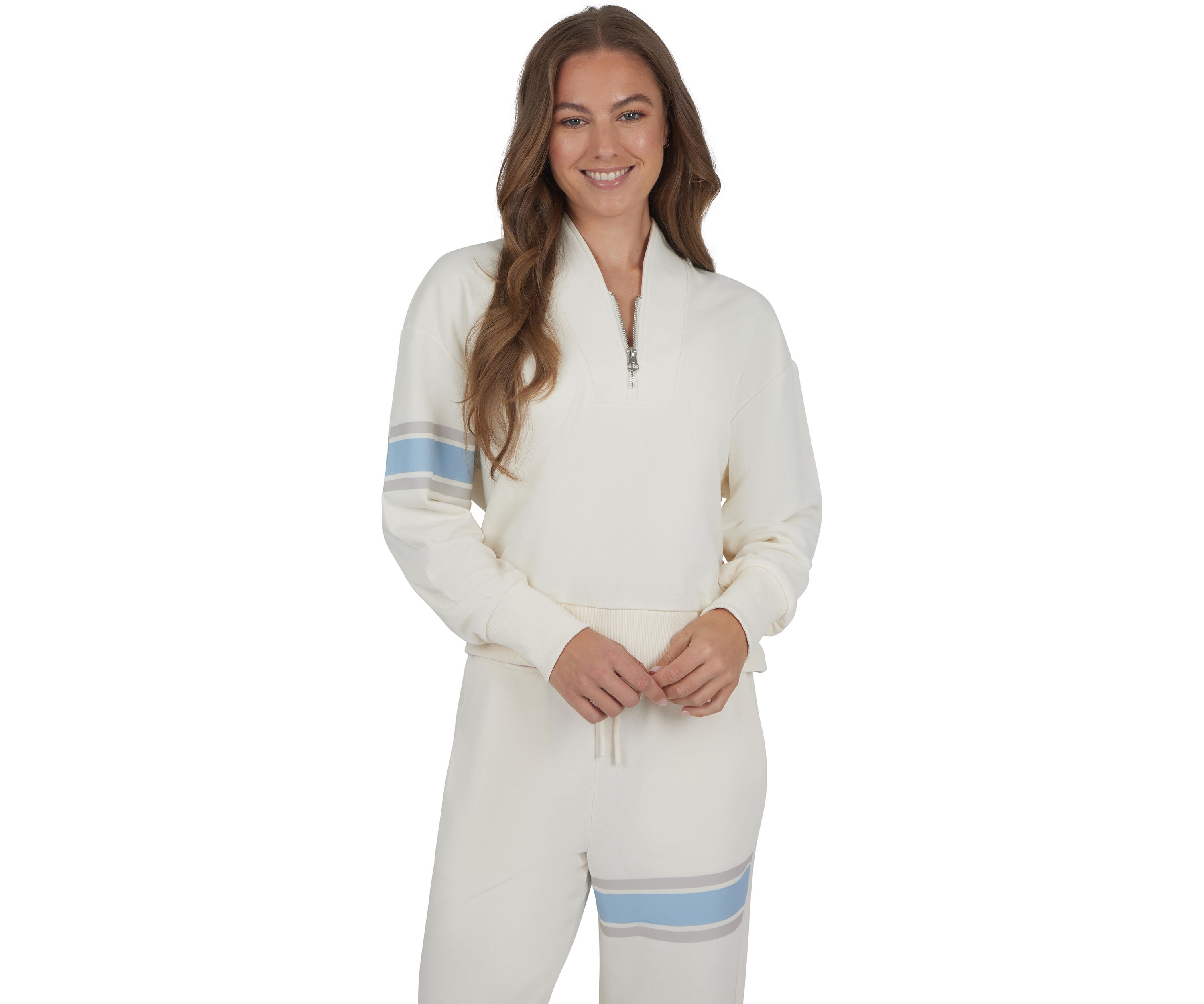 Womens Terry Supercharged 1/2 Zip Pullover