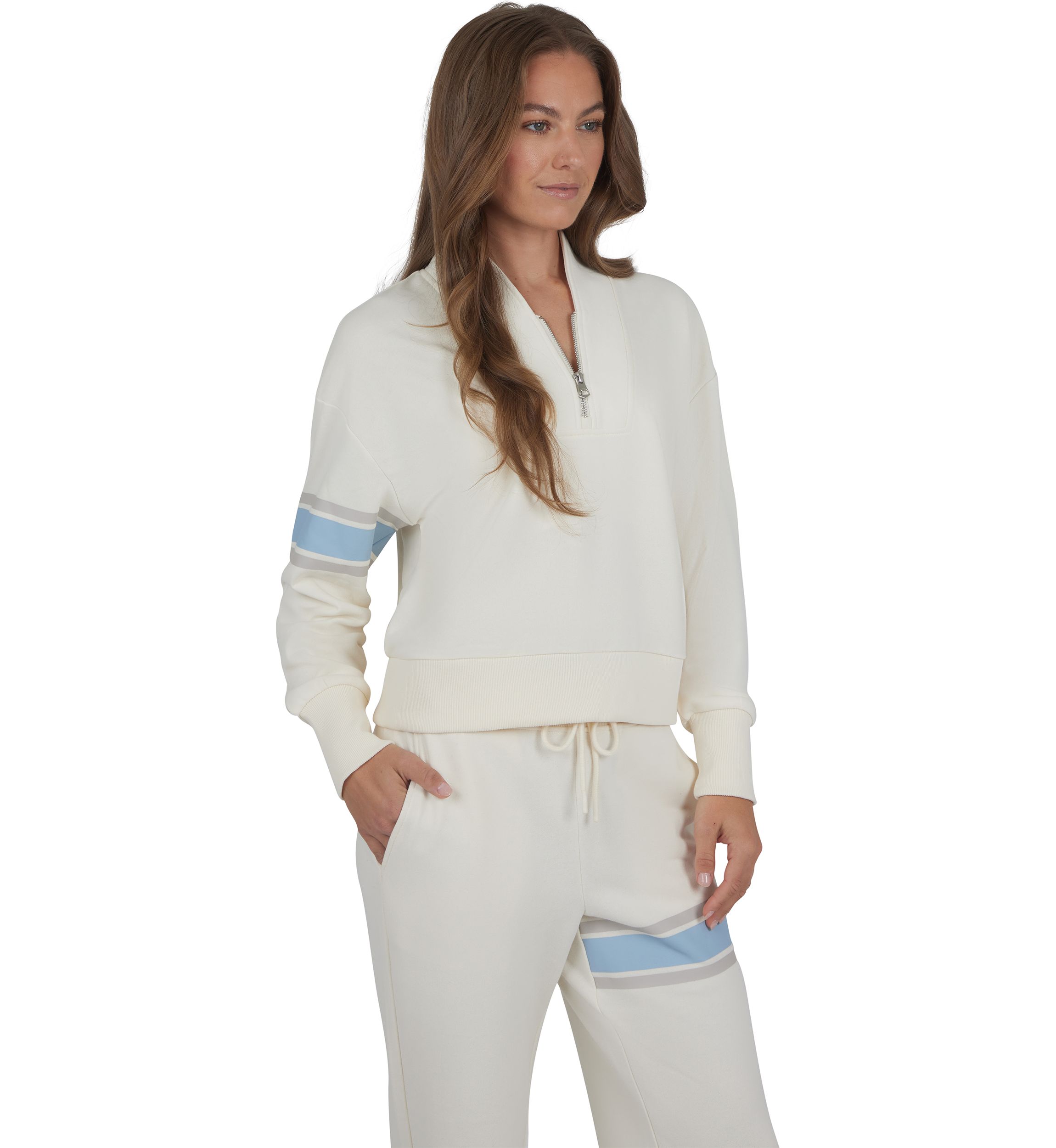 Womens Terry Supercharged 1/2 Zip Pullover