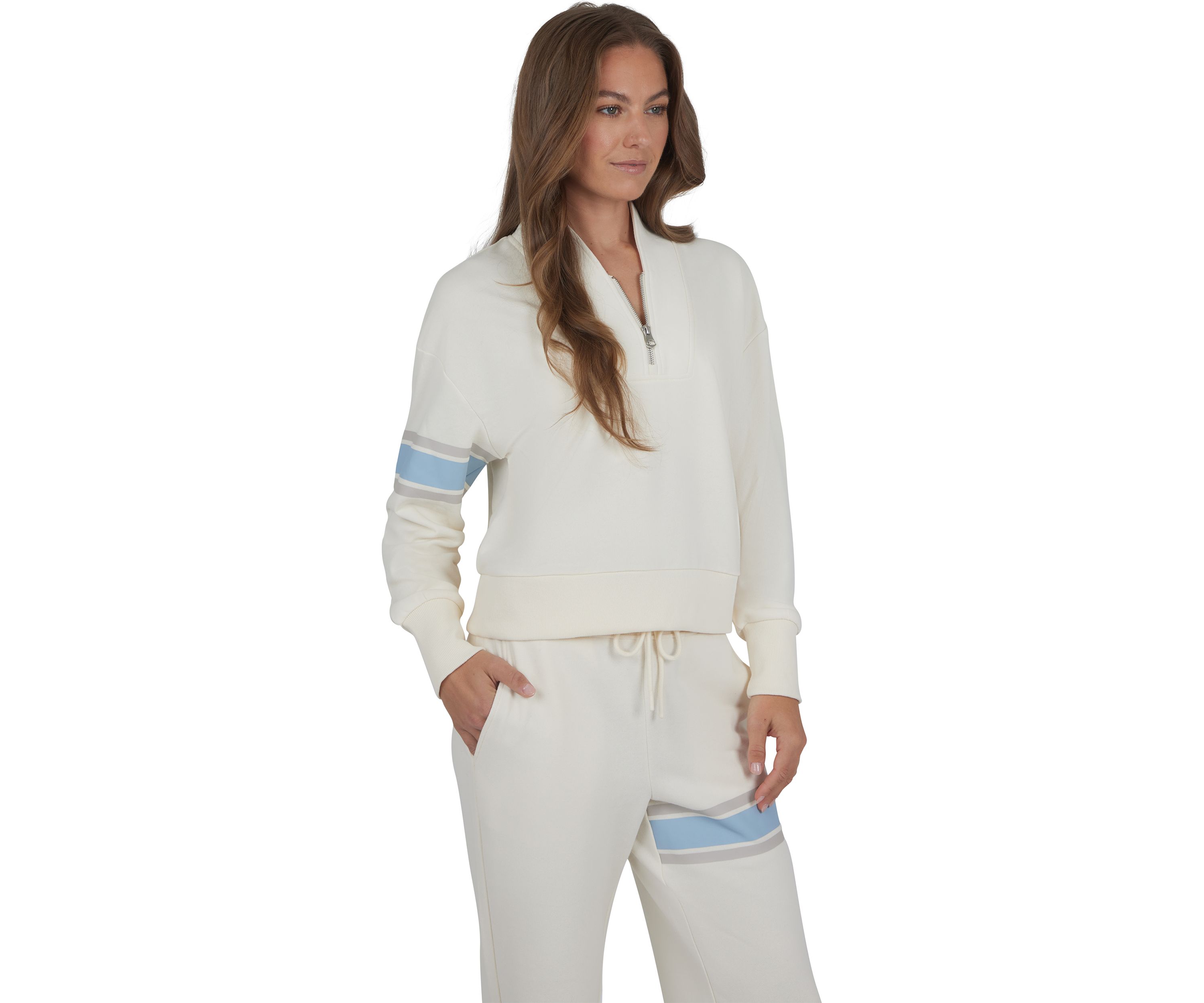 Womens Terry Supercharged 1/2 Zip Pullover
