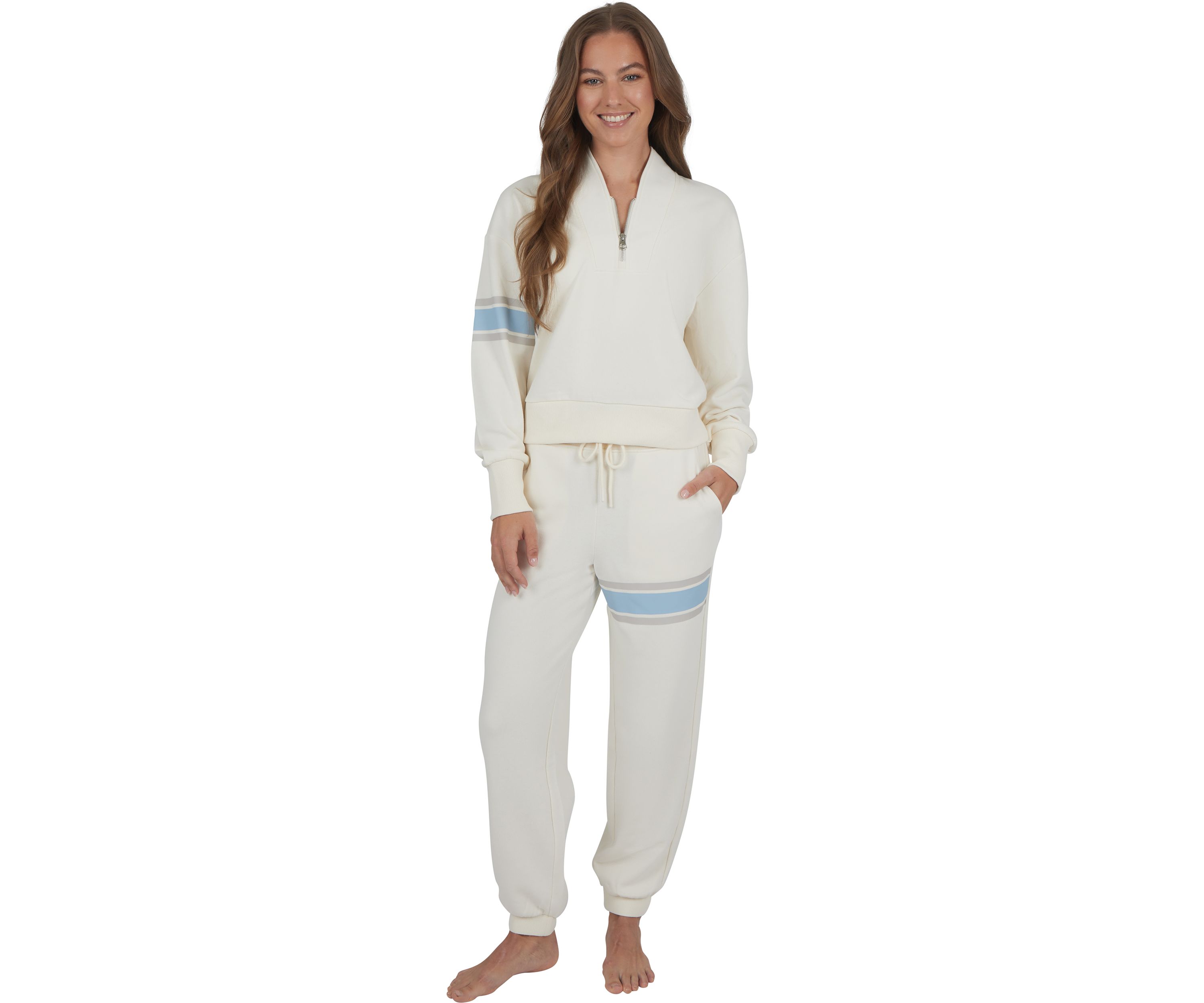 Womens Terry Supercharged 1/2 Zip Pullover