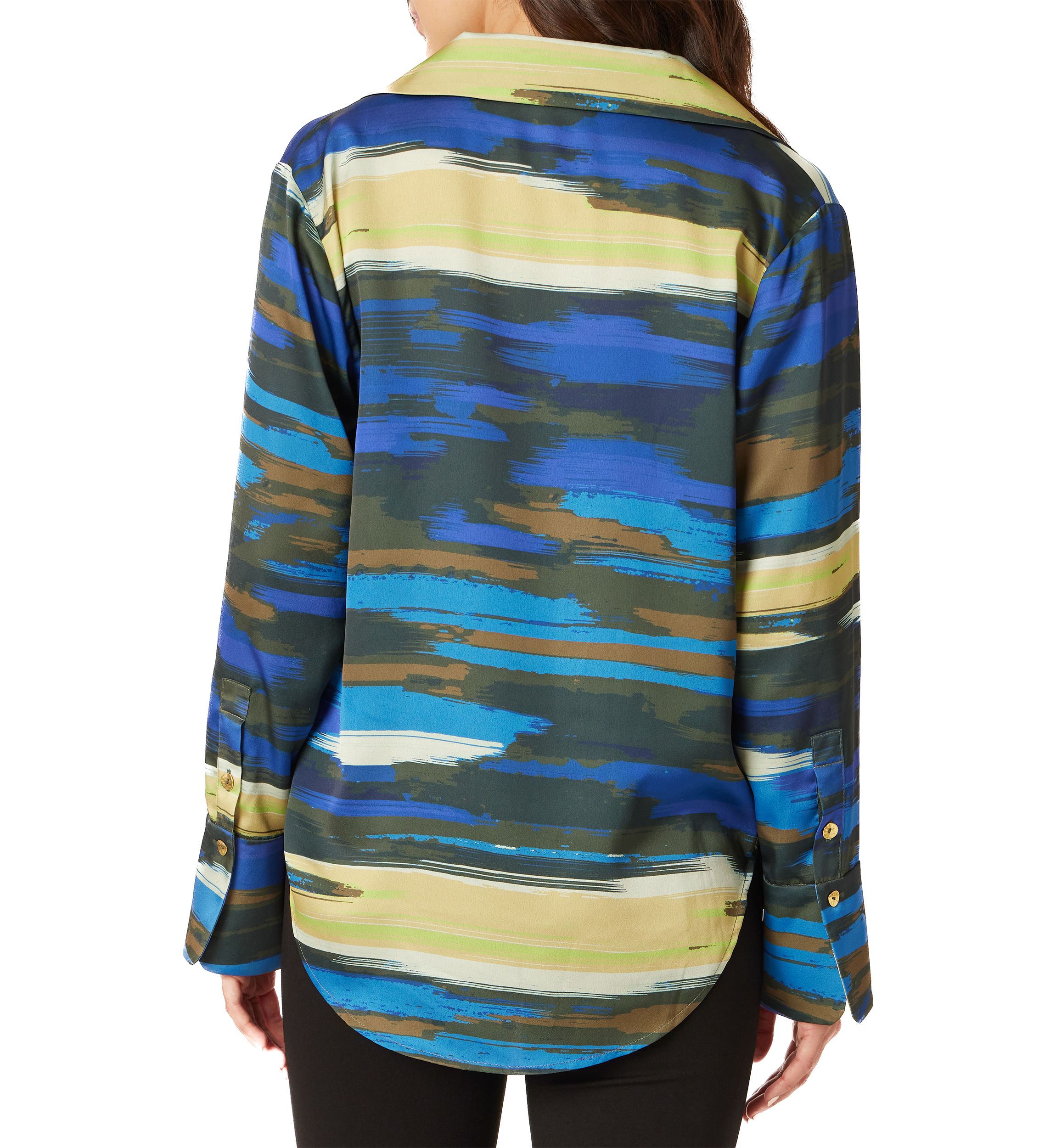 Womens Button Front Blouse