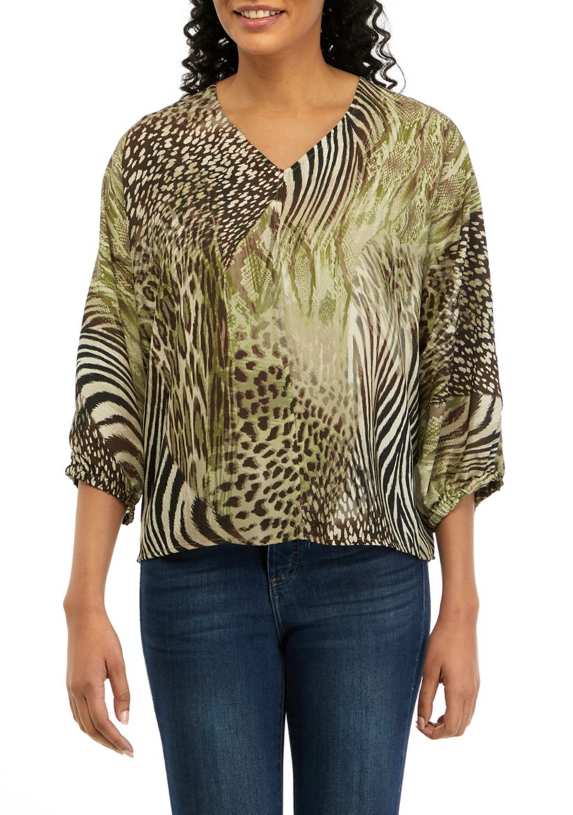 Womens 3/4 Sleeve Dolman Top