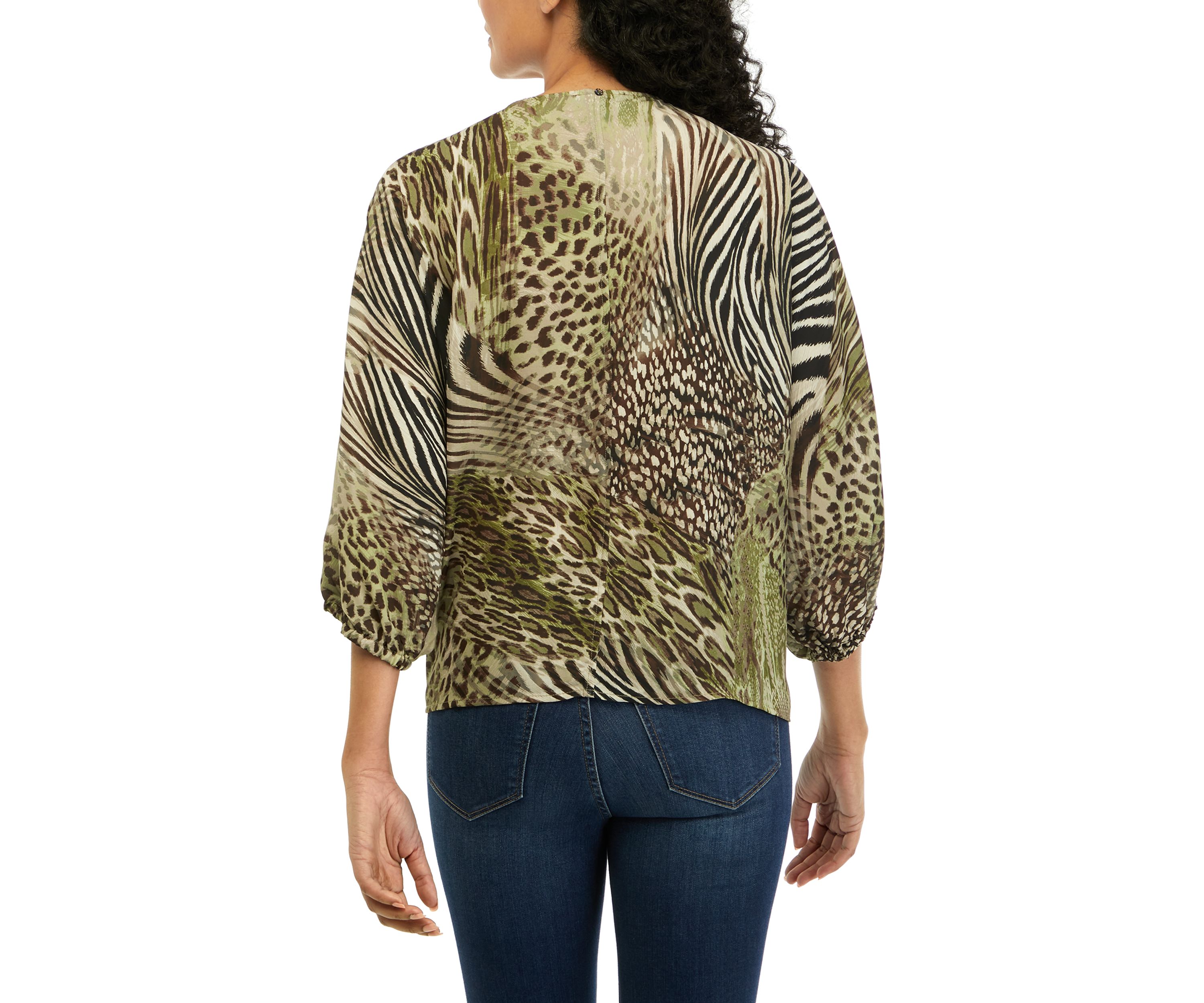 Womens 3/4 Sleeve Dolman Top