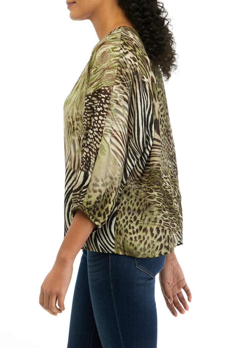 Womens 3/4 Sleeve Dolman Top