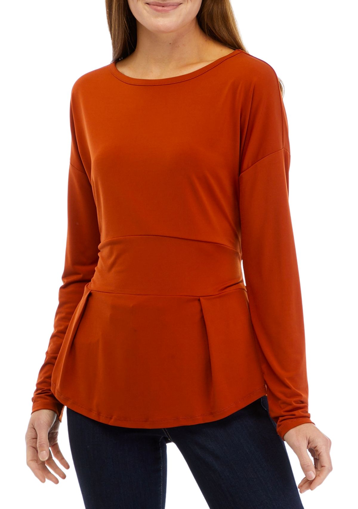 Womens Long Sleeve Waist Tie Top