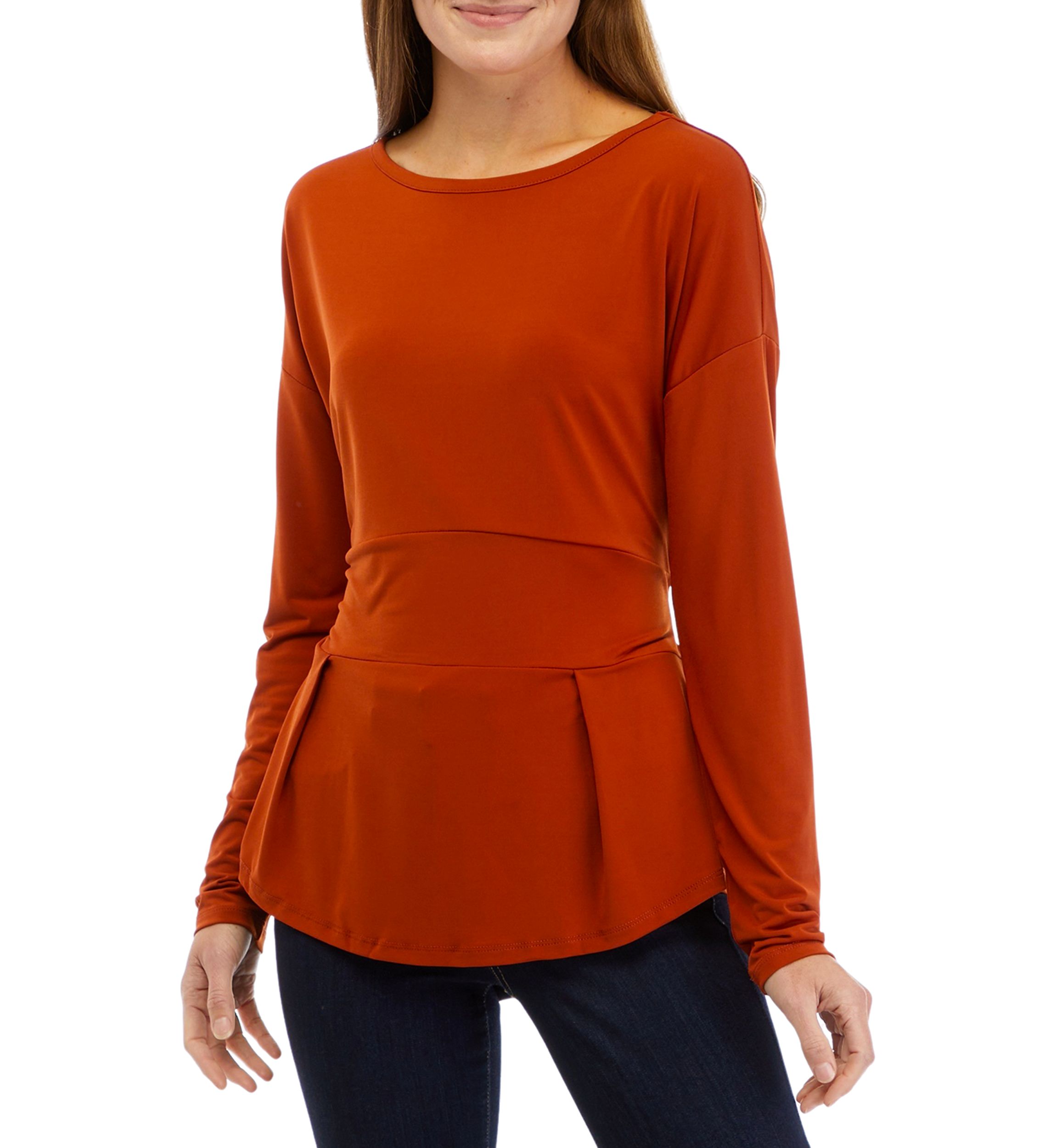 Womens Long Sleeve Waist Tie Top