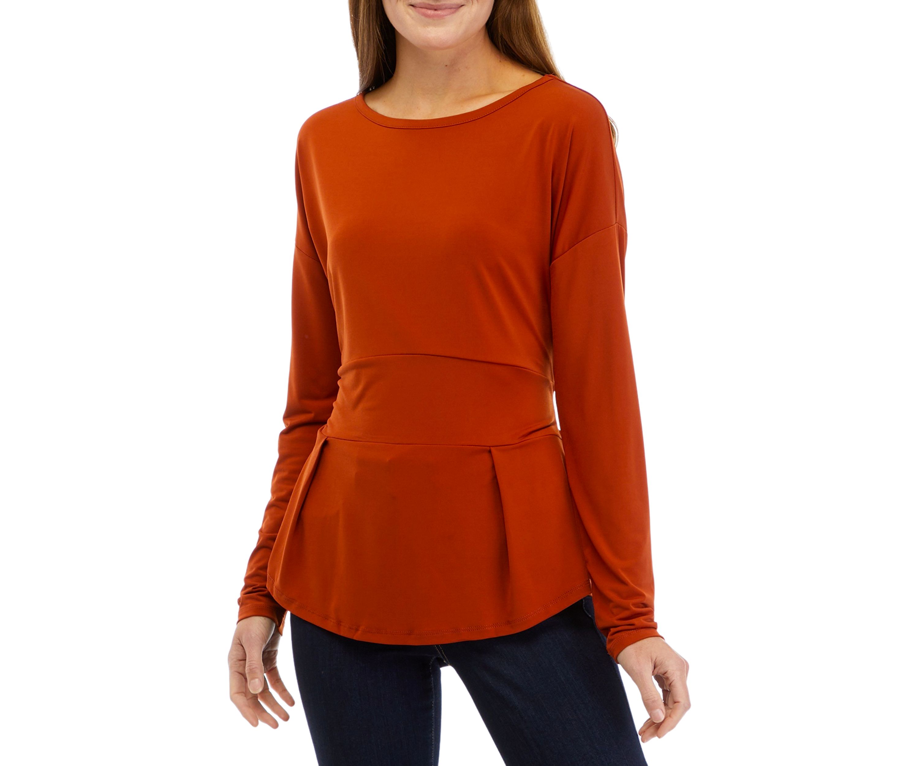Womens Long Sleeve Waist Tie Top