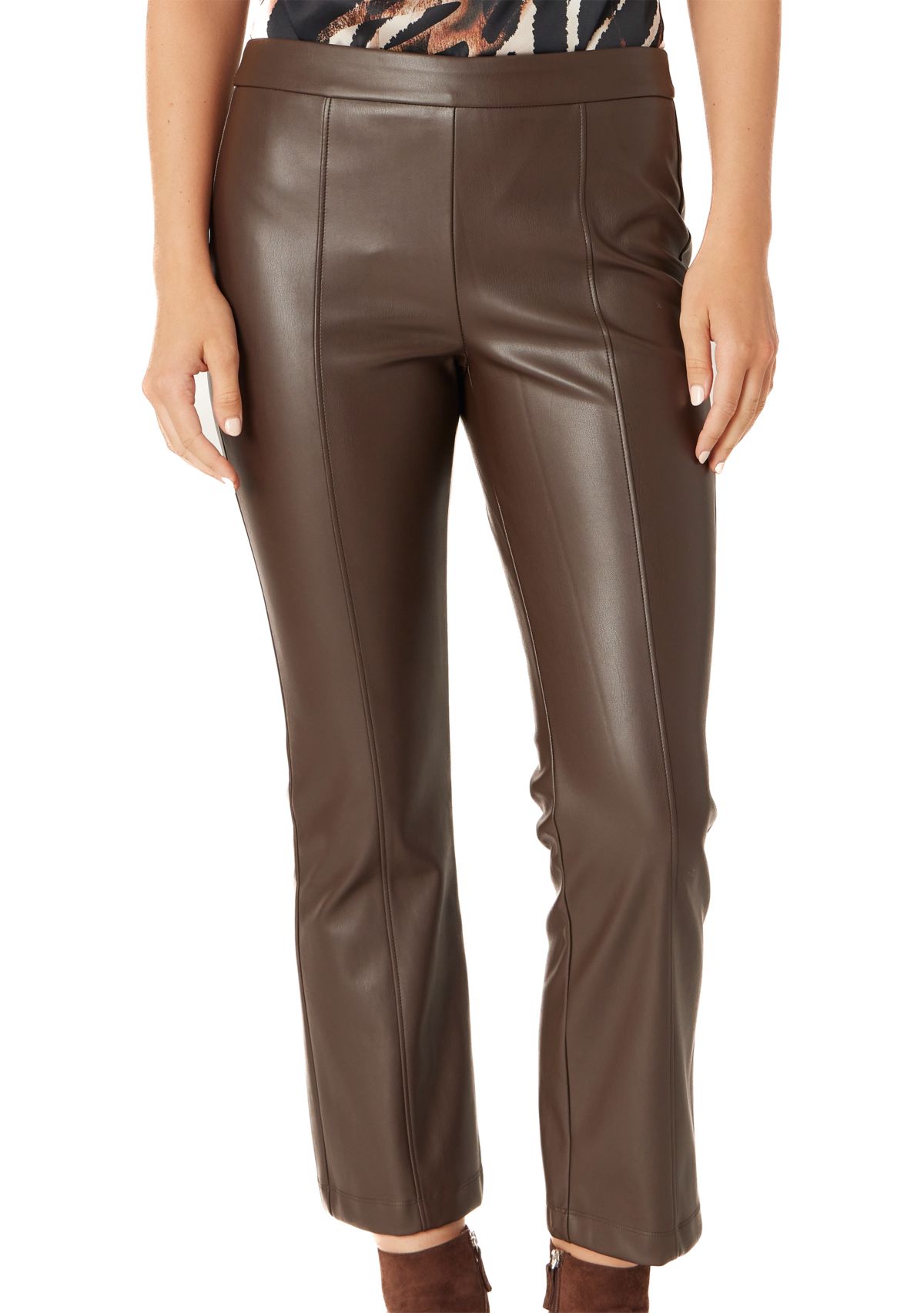 Womens Pull On Pants with Pintck