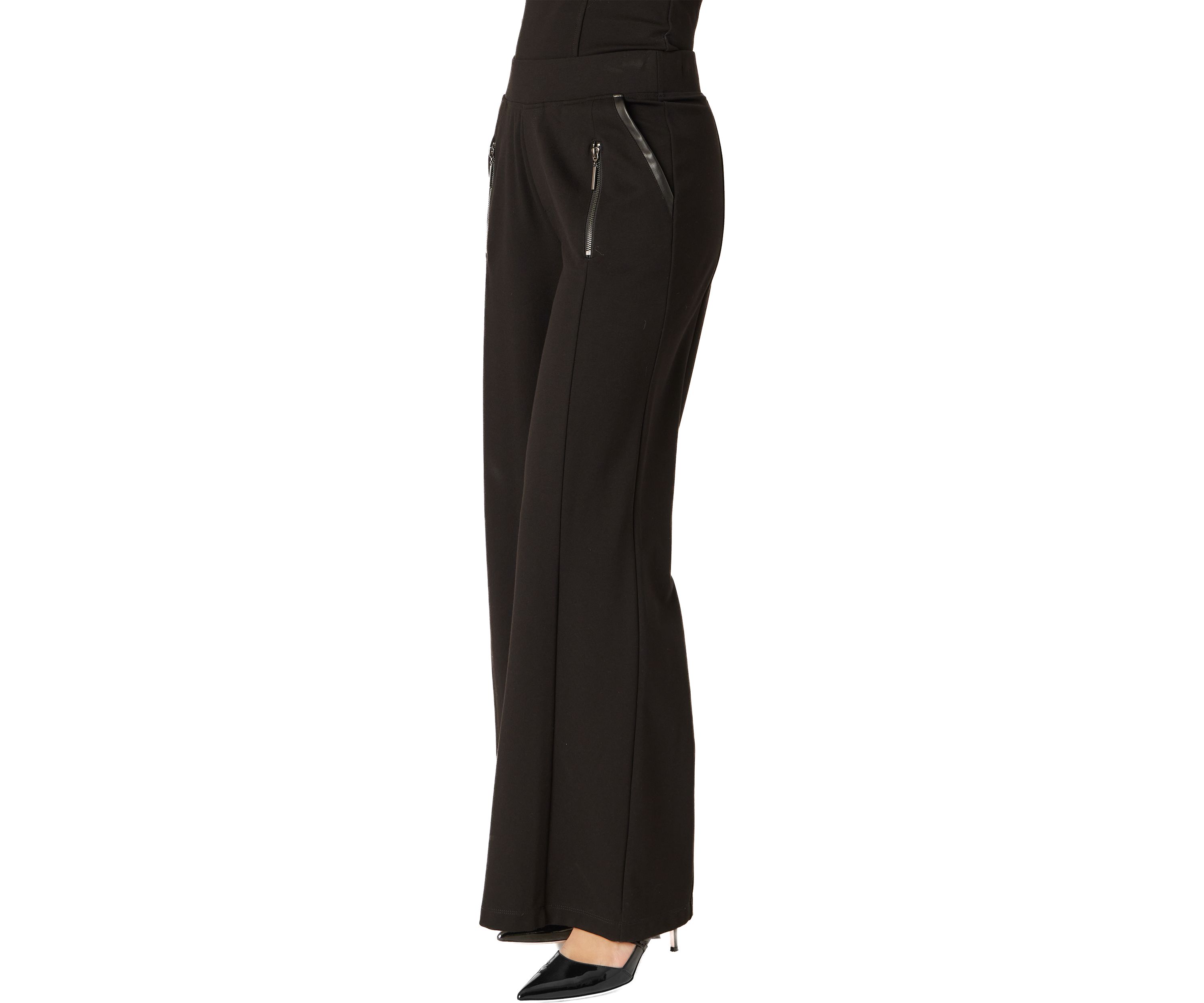 Womens Wide Leg Pants with Slit