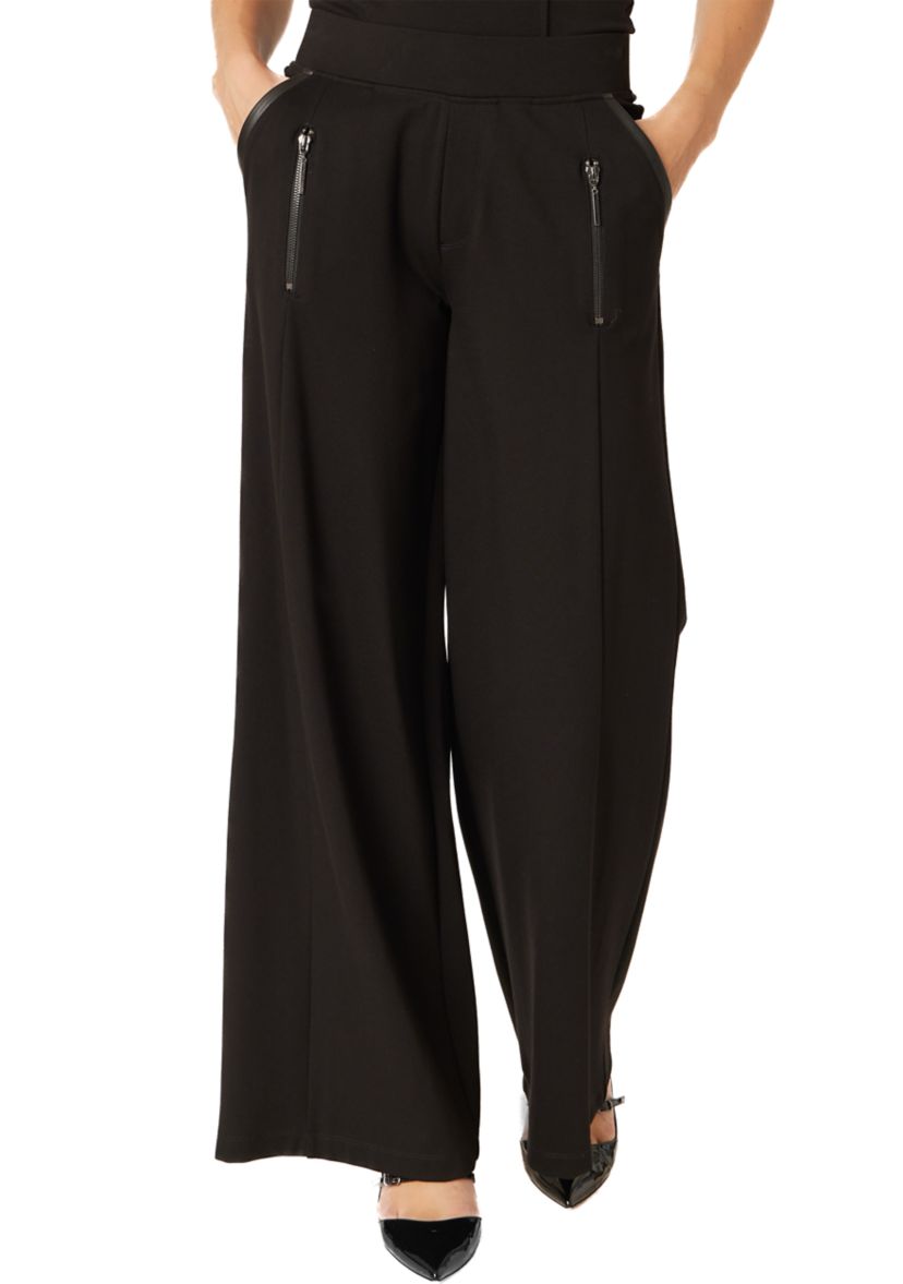 Womens Wide Leg Pants with Slit