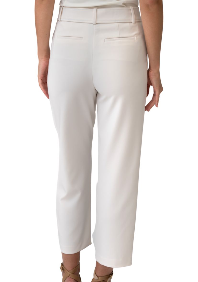 Womens Slim Crepe Pants