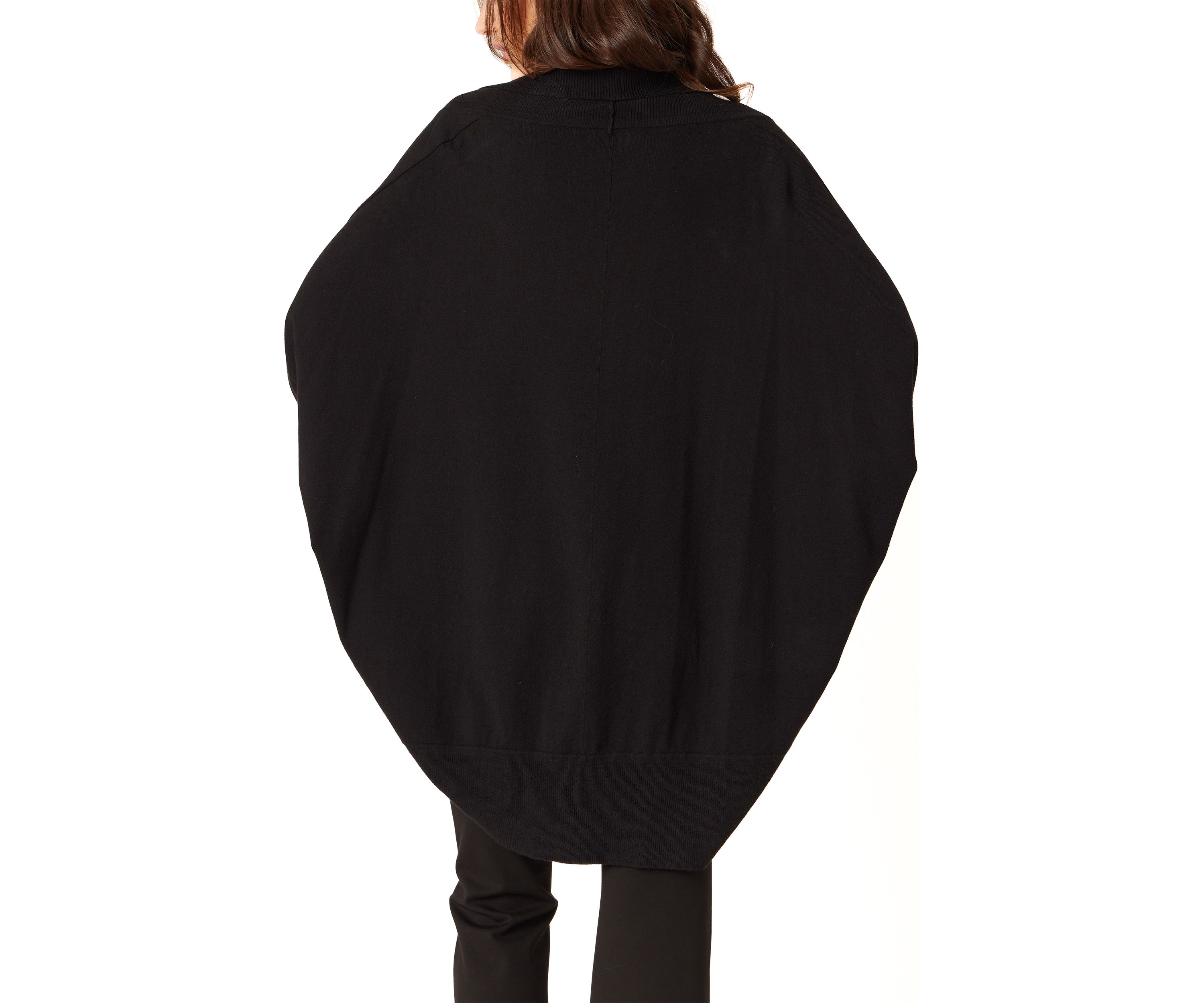 Womens Shawl Collar Flyaway Cardigan