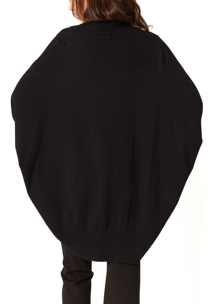 Womens Shawl Collar Flyaway Cardigan