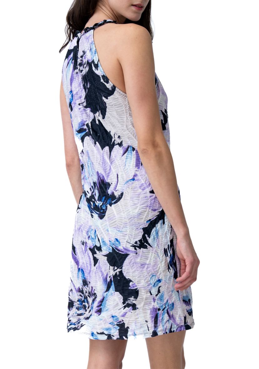 Womens Sleeveless Floral Dress