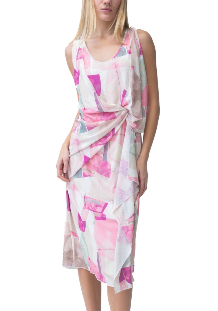 Womens Drape Front Dress