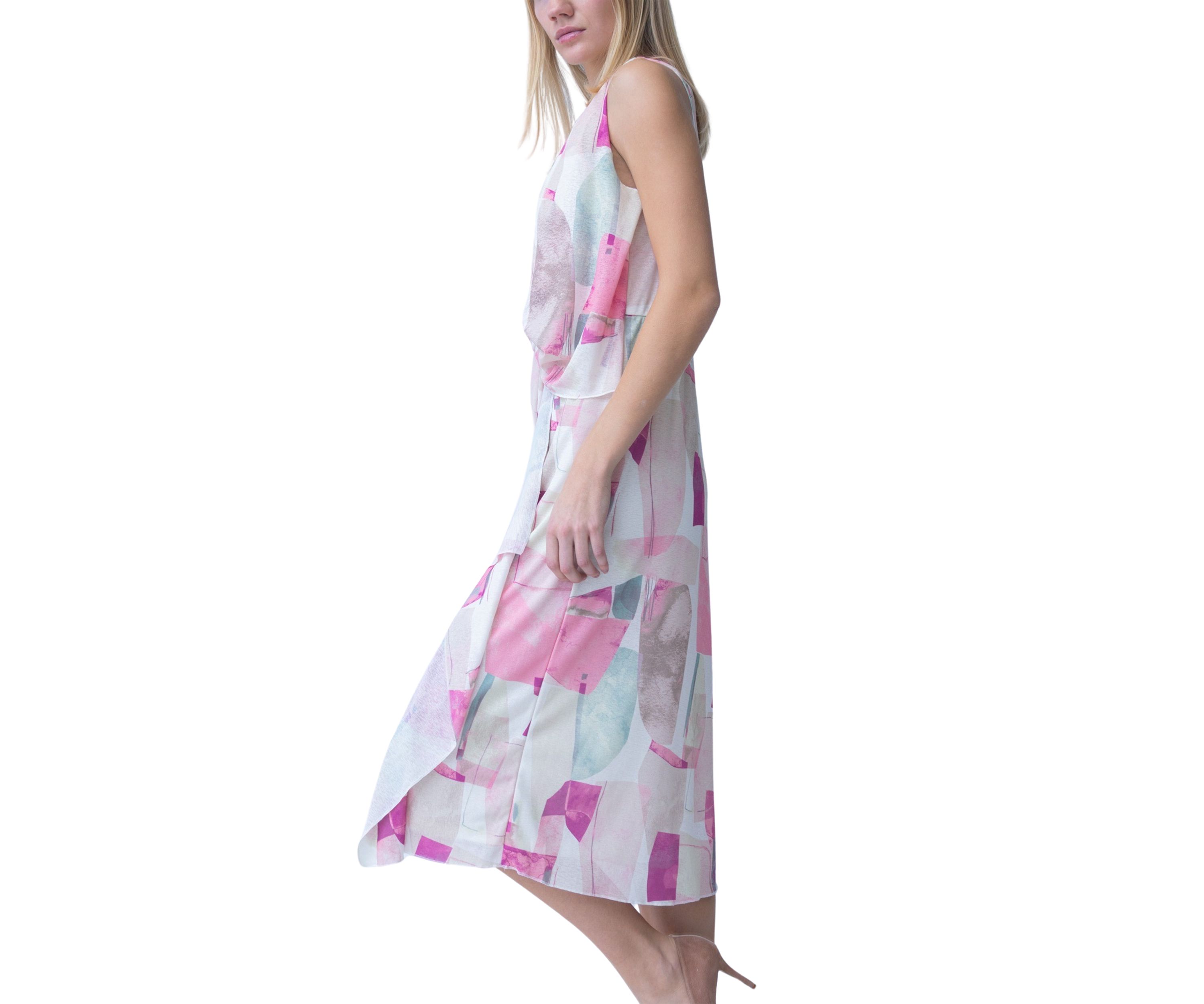 Womens Drape Front Dress