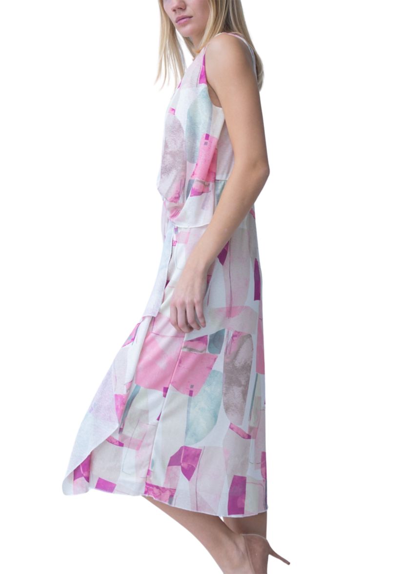 Womens Drape Front Dress