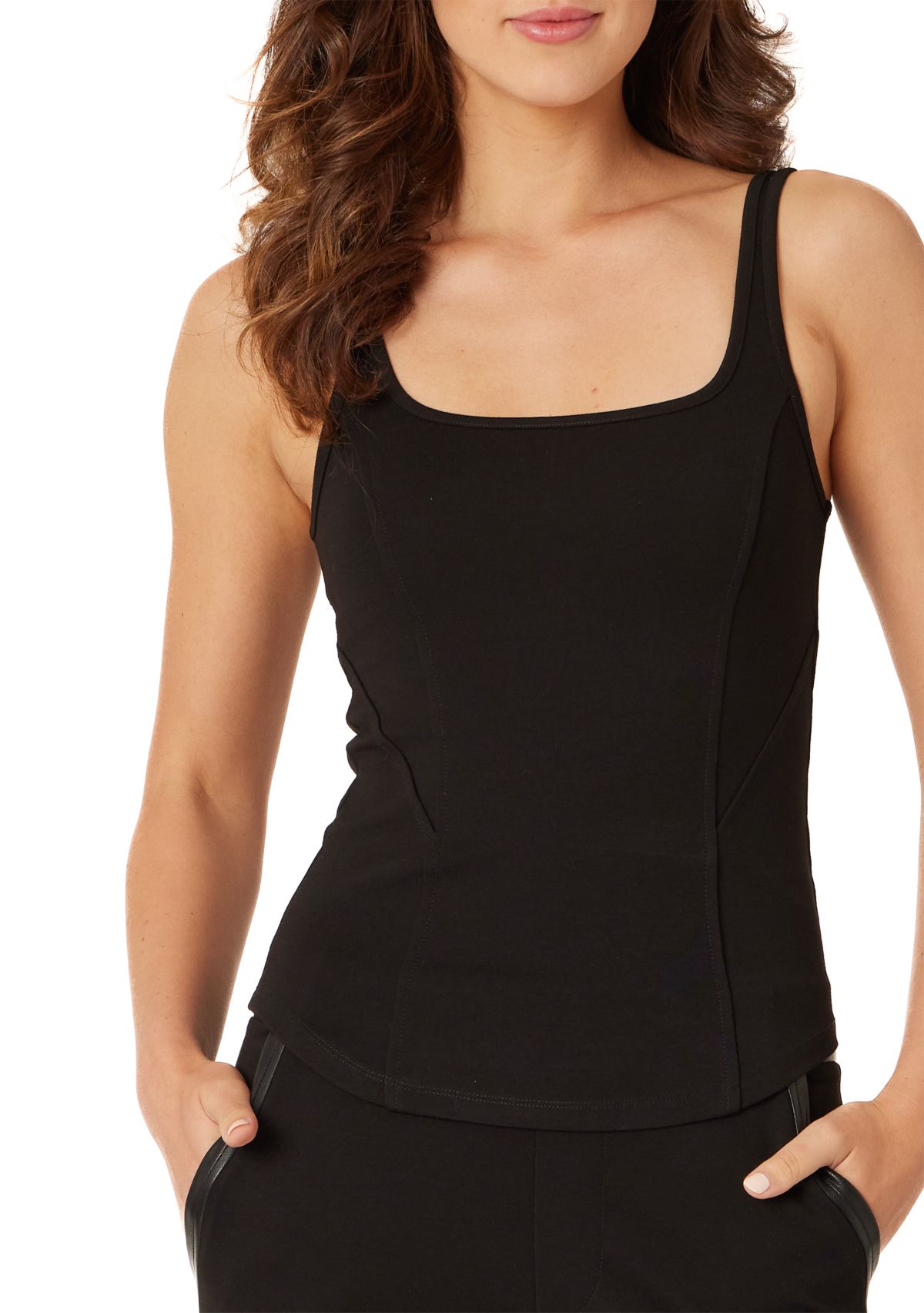 Womens Shaper Ponte Tank Top