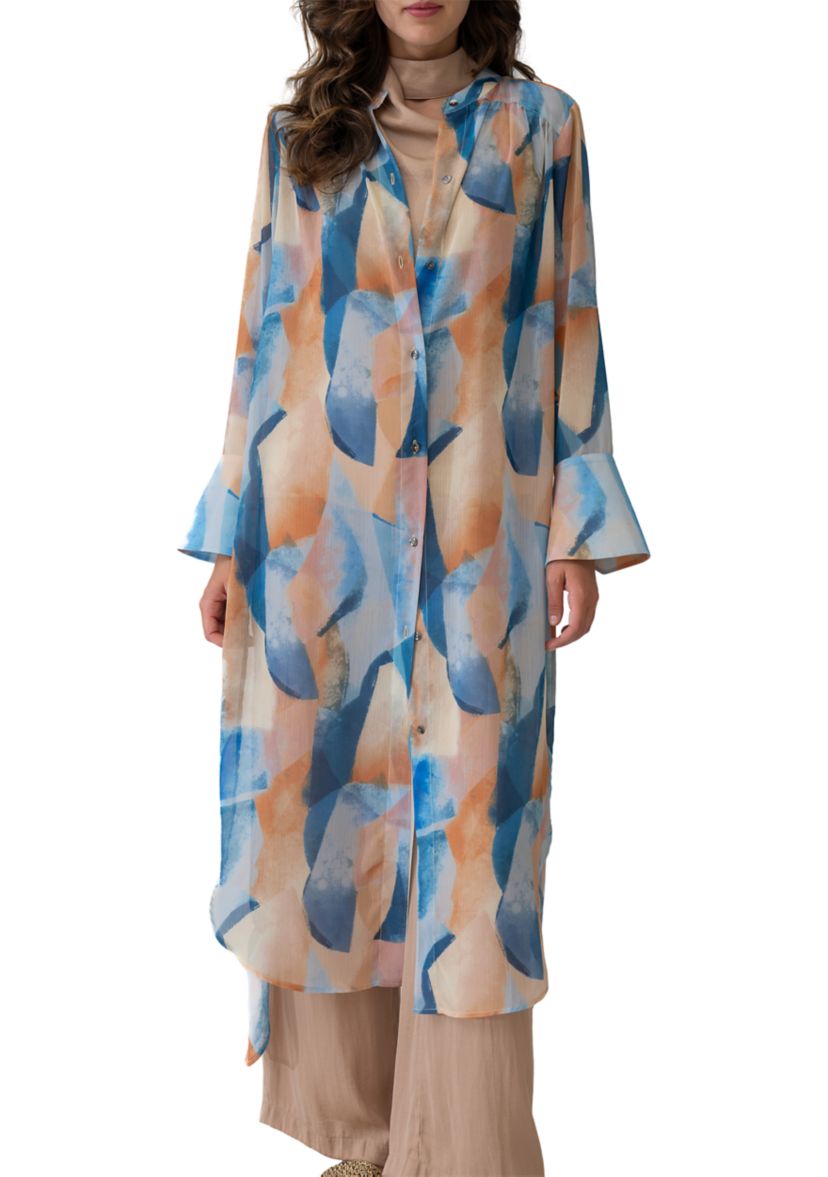 Womens Convertible Tunic Blouse