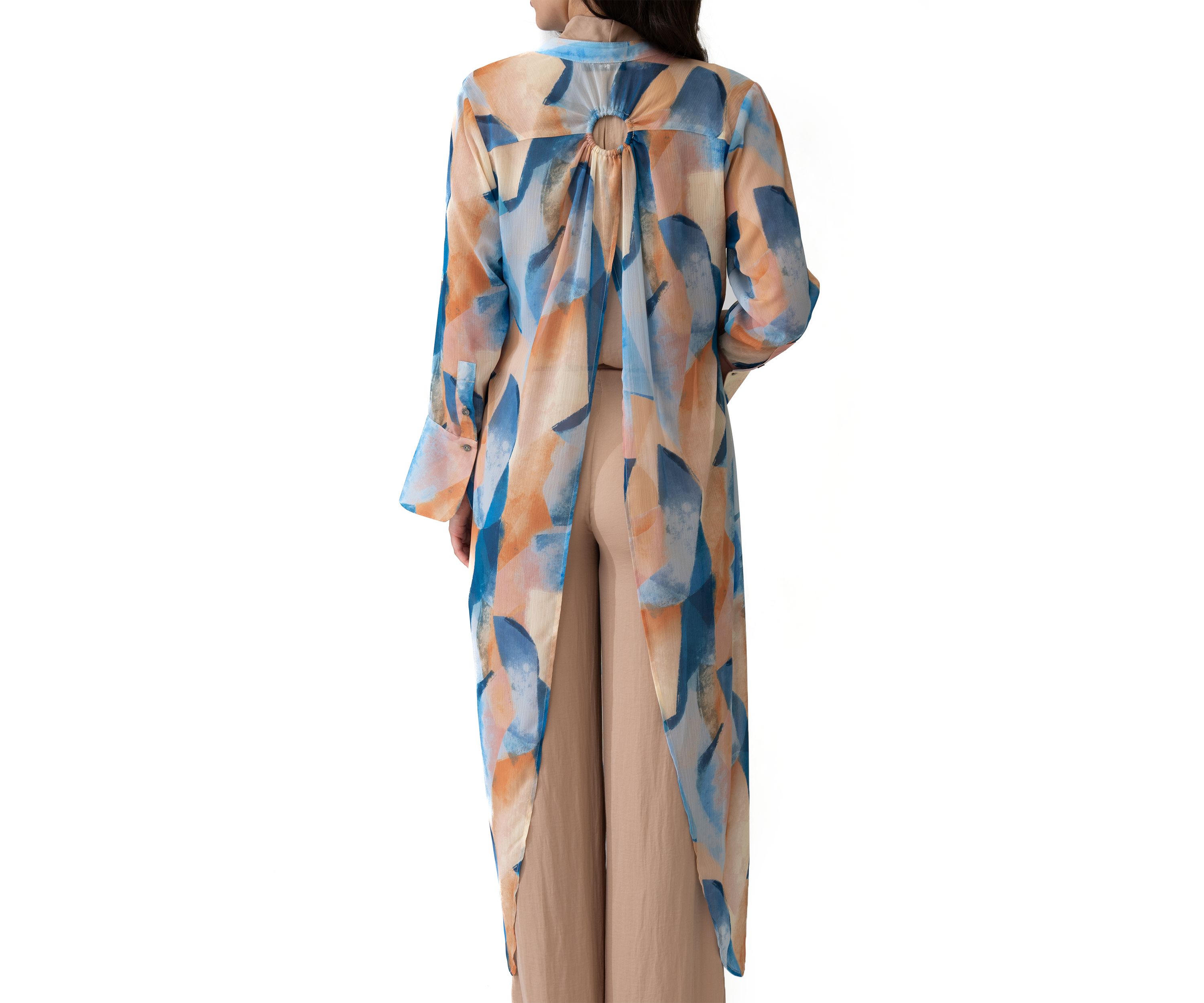 Womens Convertible Tunic Blouse