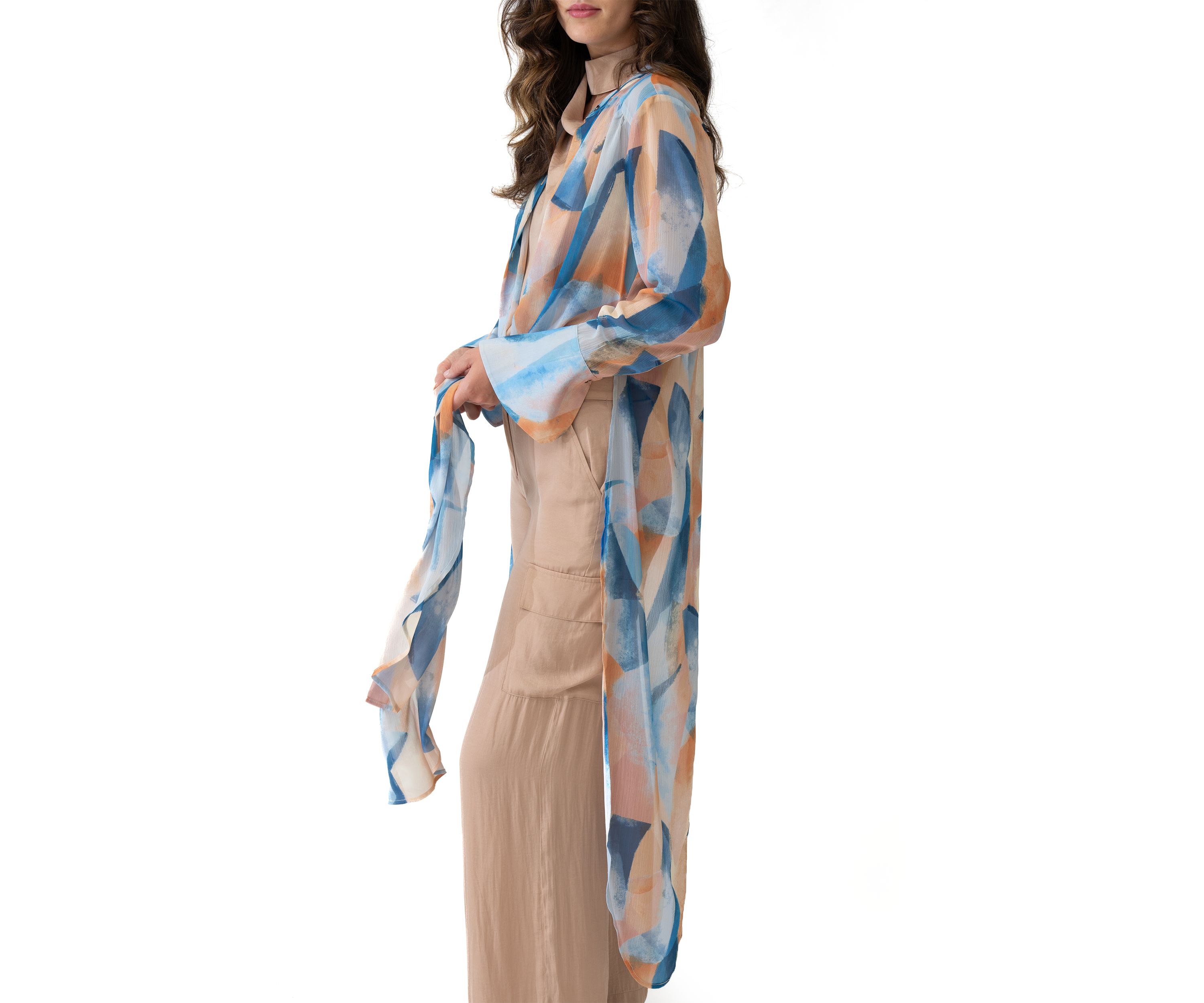 Womens Convertible Tunic Blouse