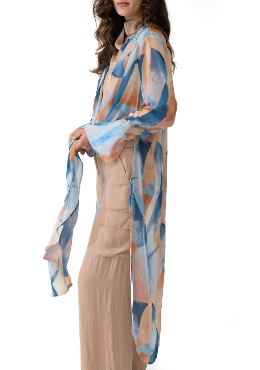 Womens Convertible Tunic Blouse
