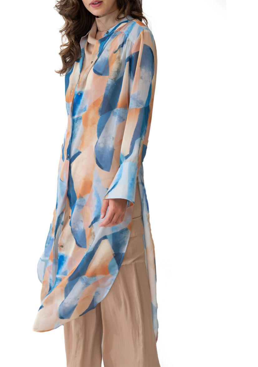 Womens Convertible Tunic Blouse
