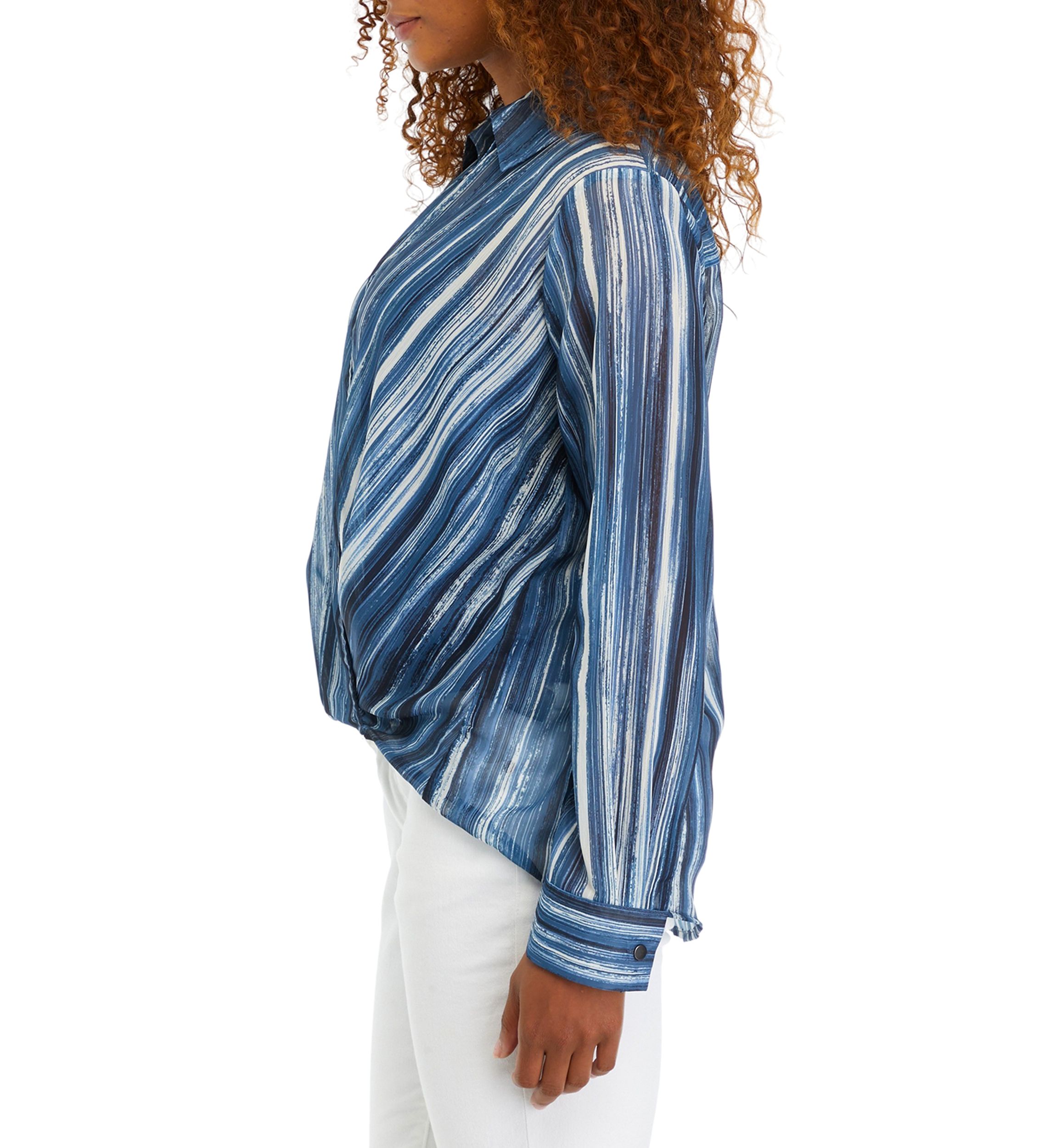 Womens Wrap Twist Front Top