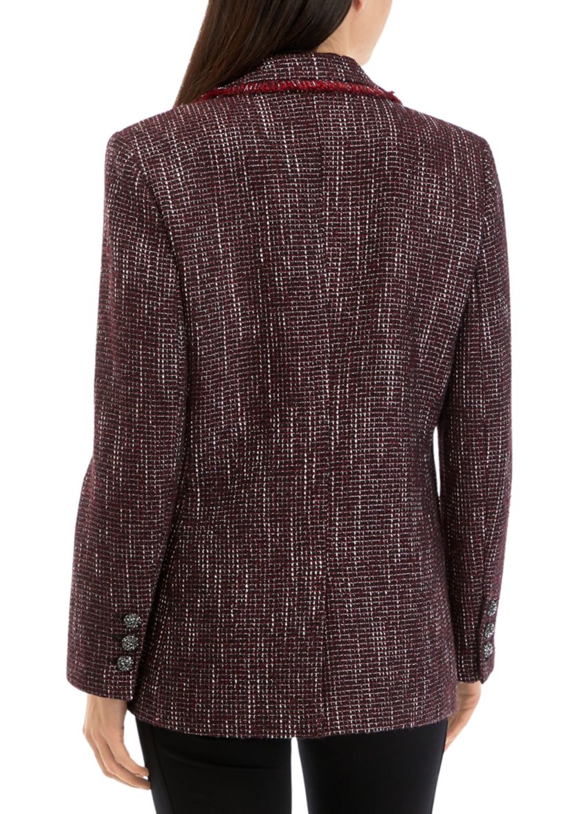 Womens Tweed Blazer