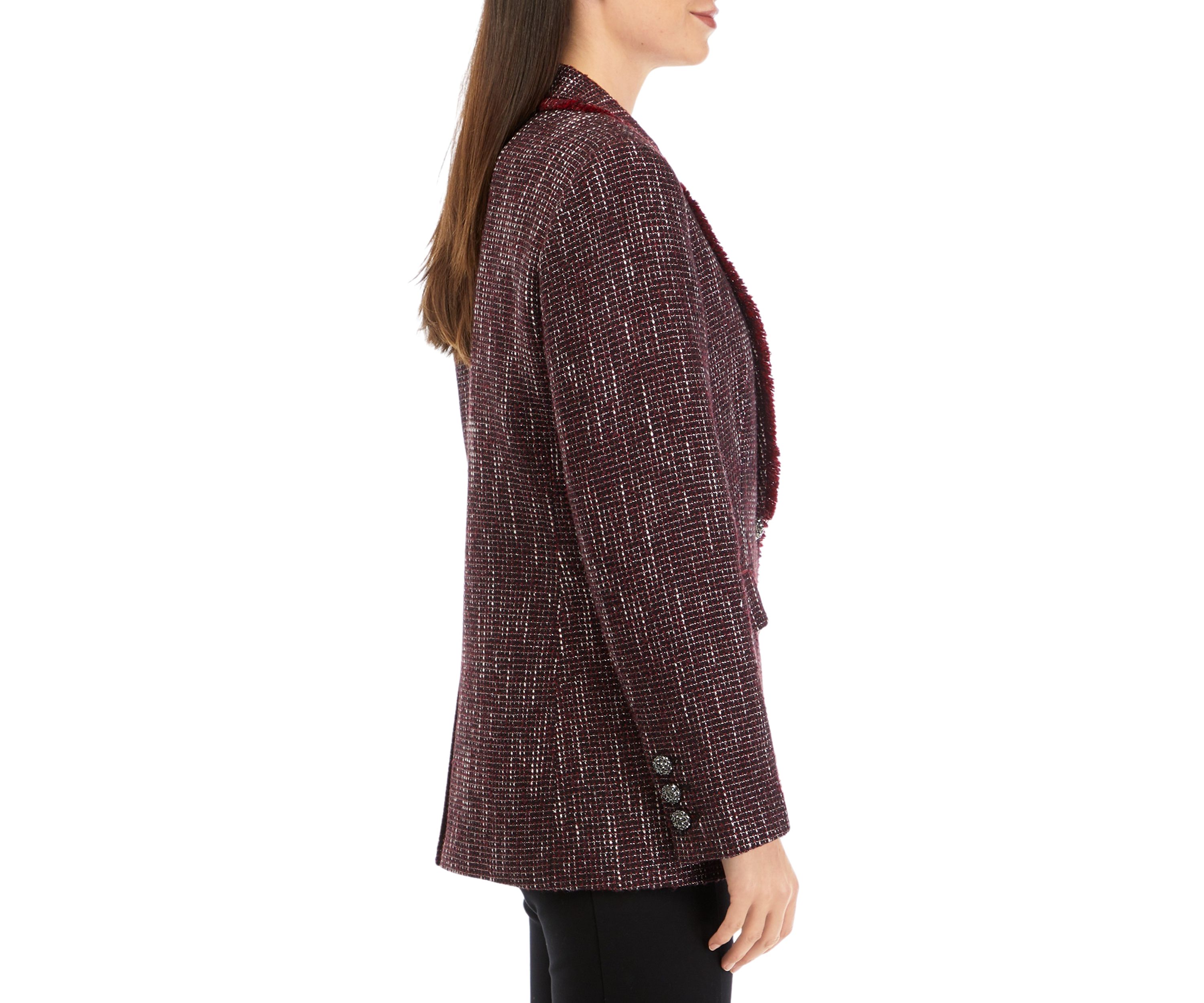 Womens Tweed Blazer