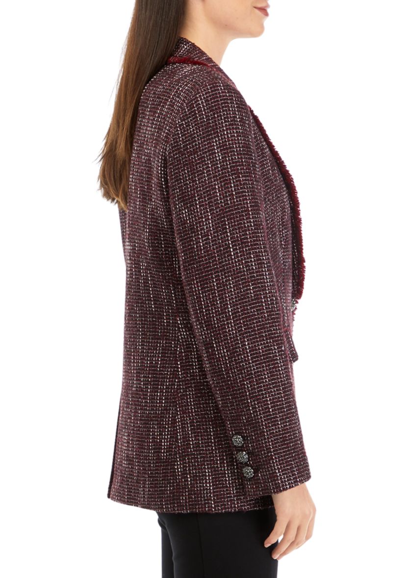 Womens Tweed Blazer