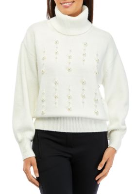 Karl lagerfeld sale sweater with pearls