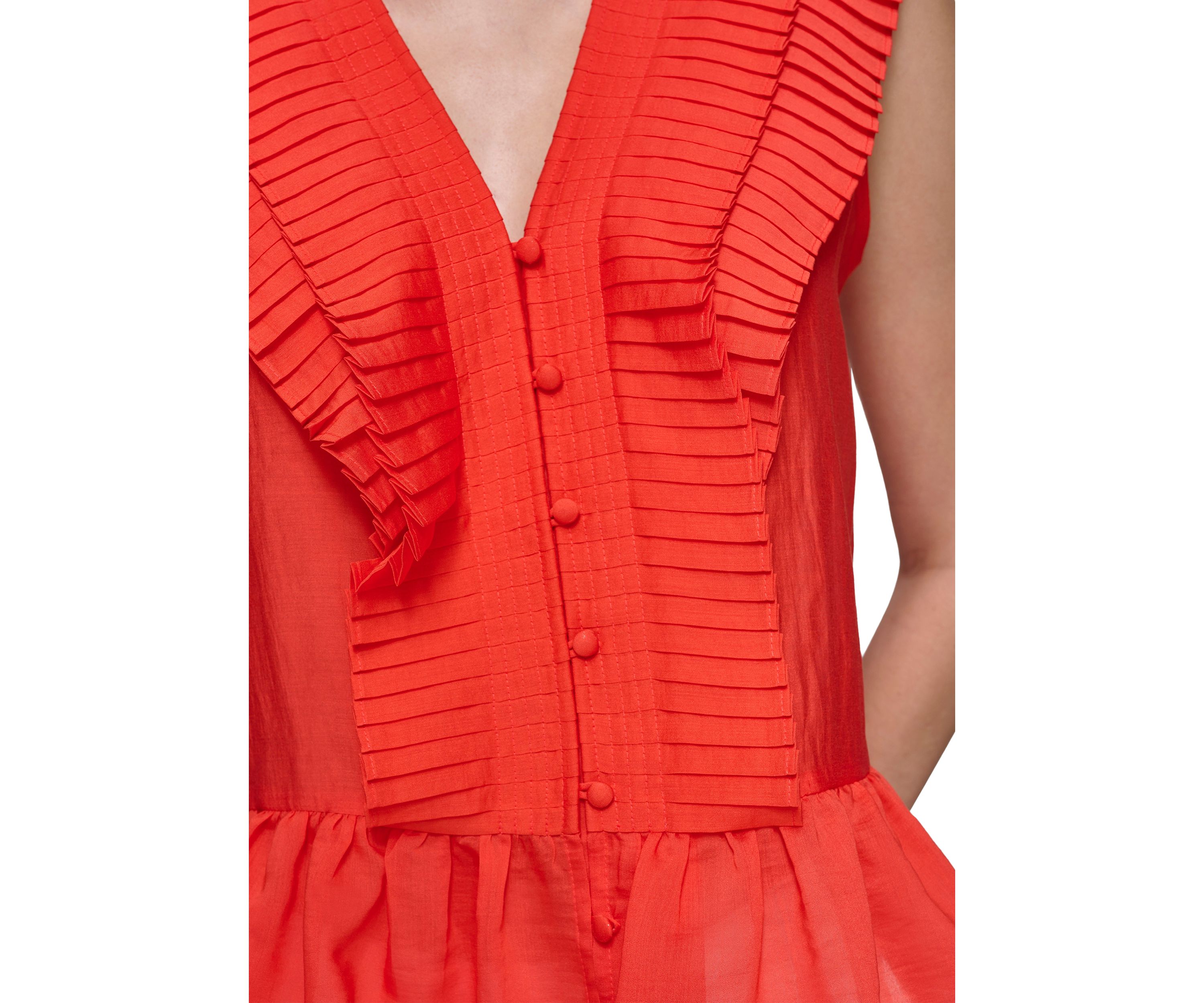 Womens Ruffle Blouse
