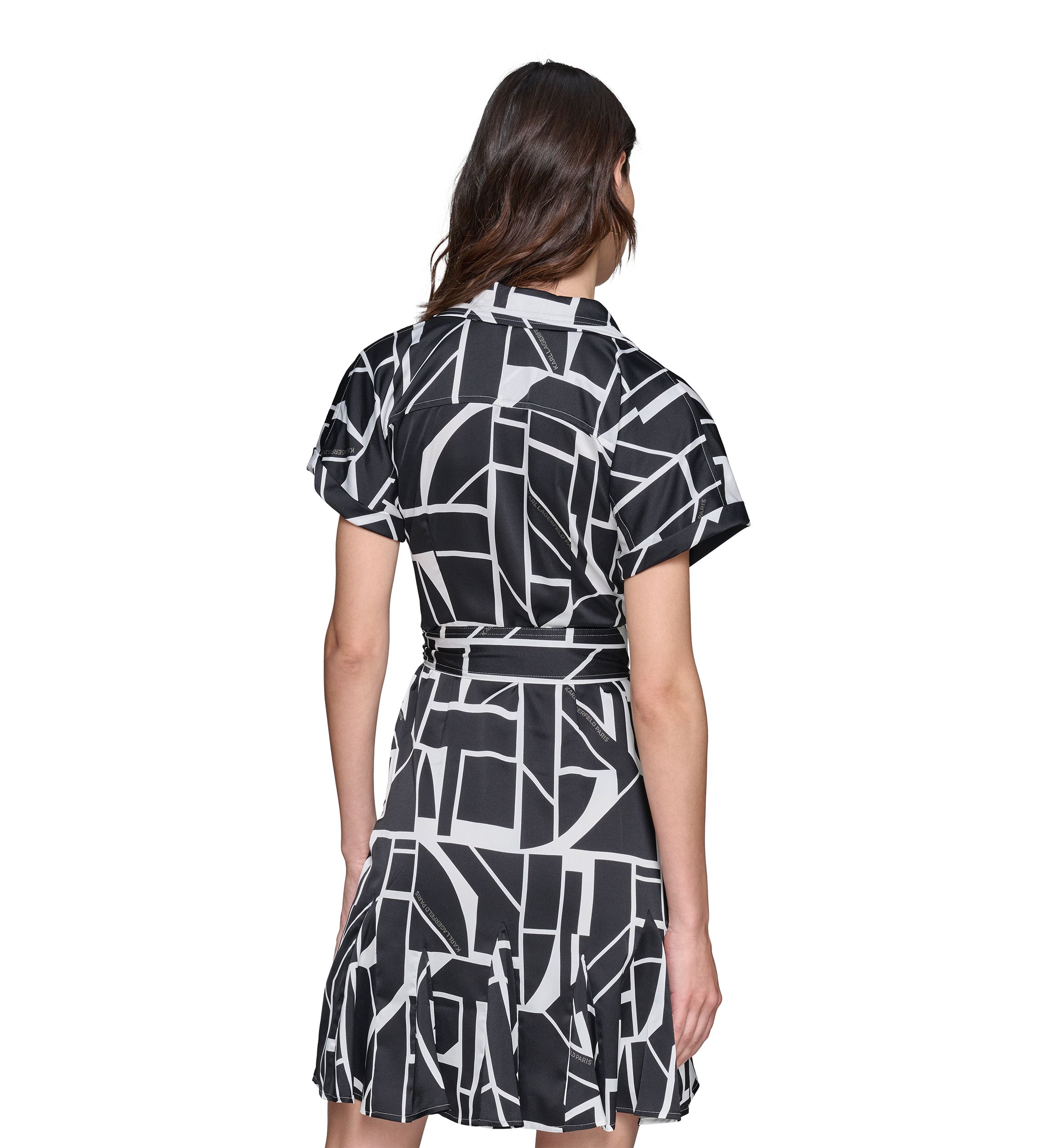 Womens Printed Shirtdress