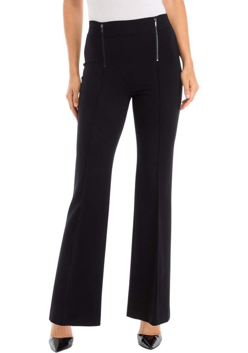 Womens Wide Leg Ponte Pants