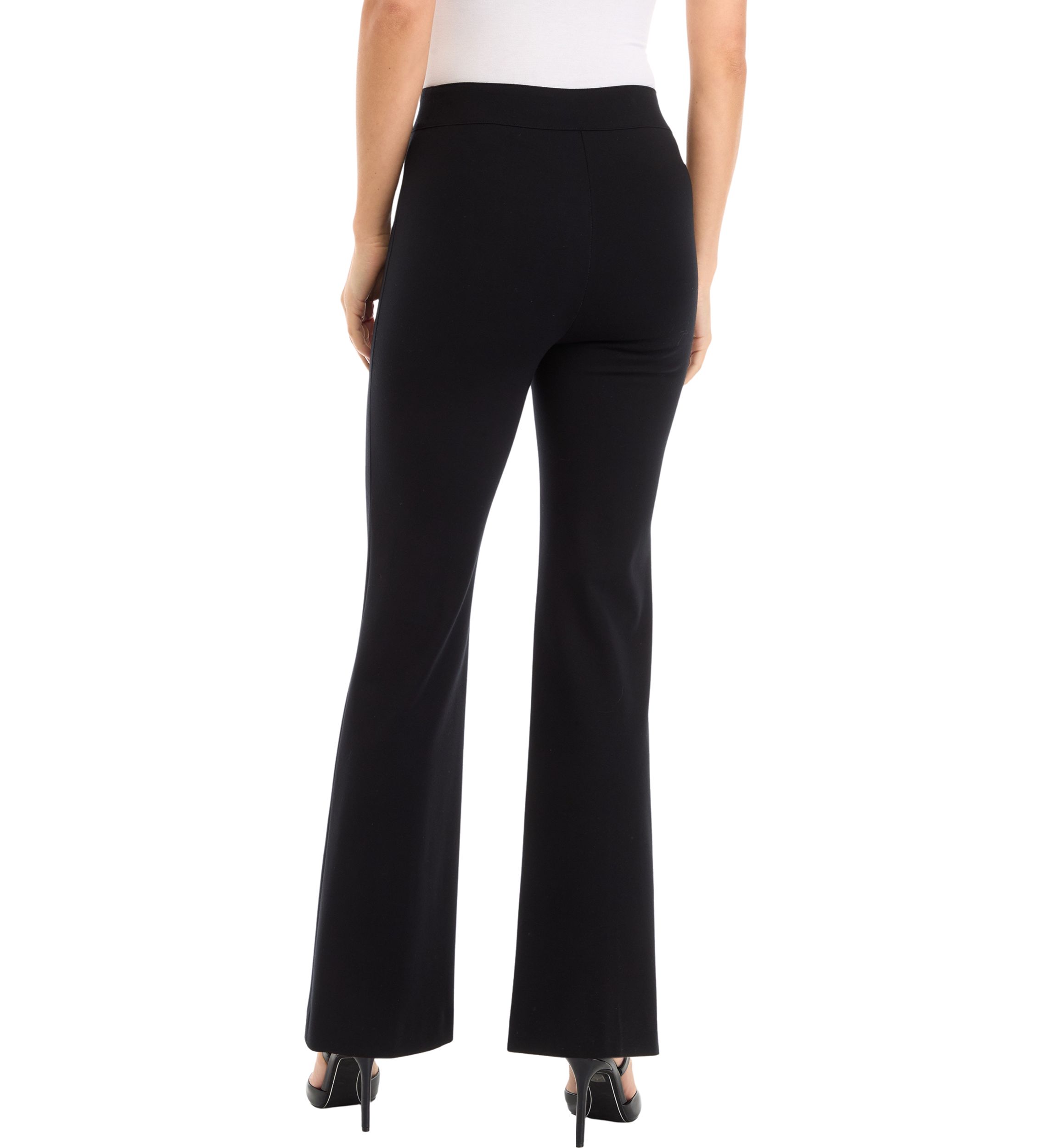 Womens Wide Leg Ponte Pants