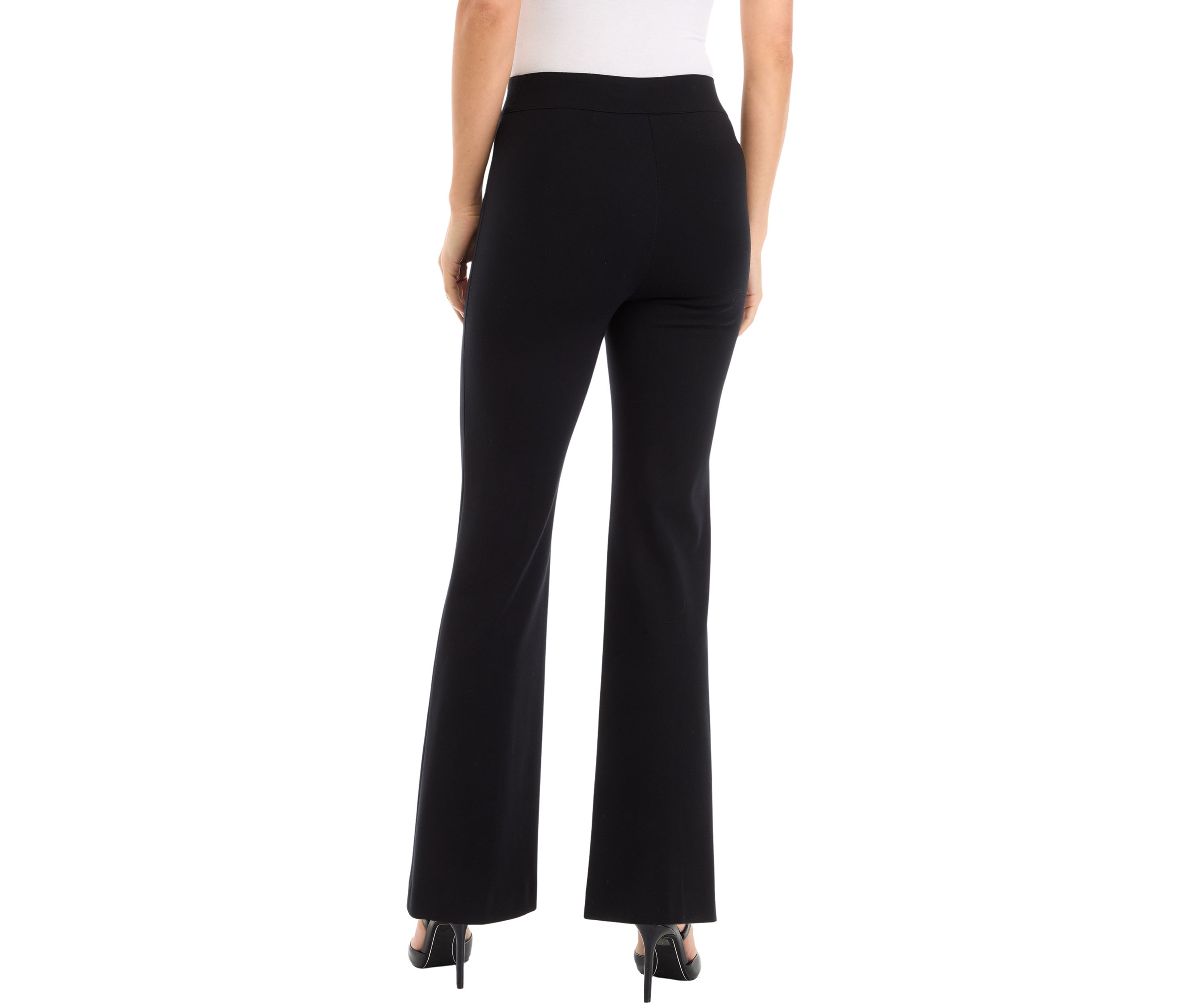 Womens Wide Leg Ponte Pants
