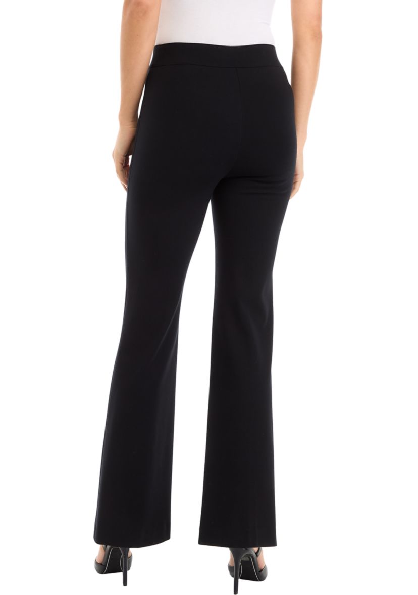 Womens Wide Leg Ponte Pants