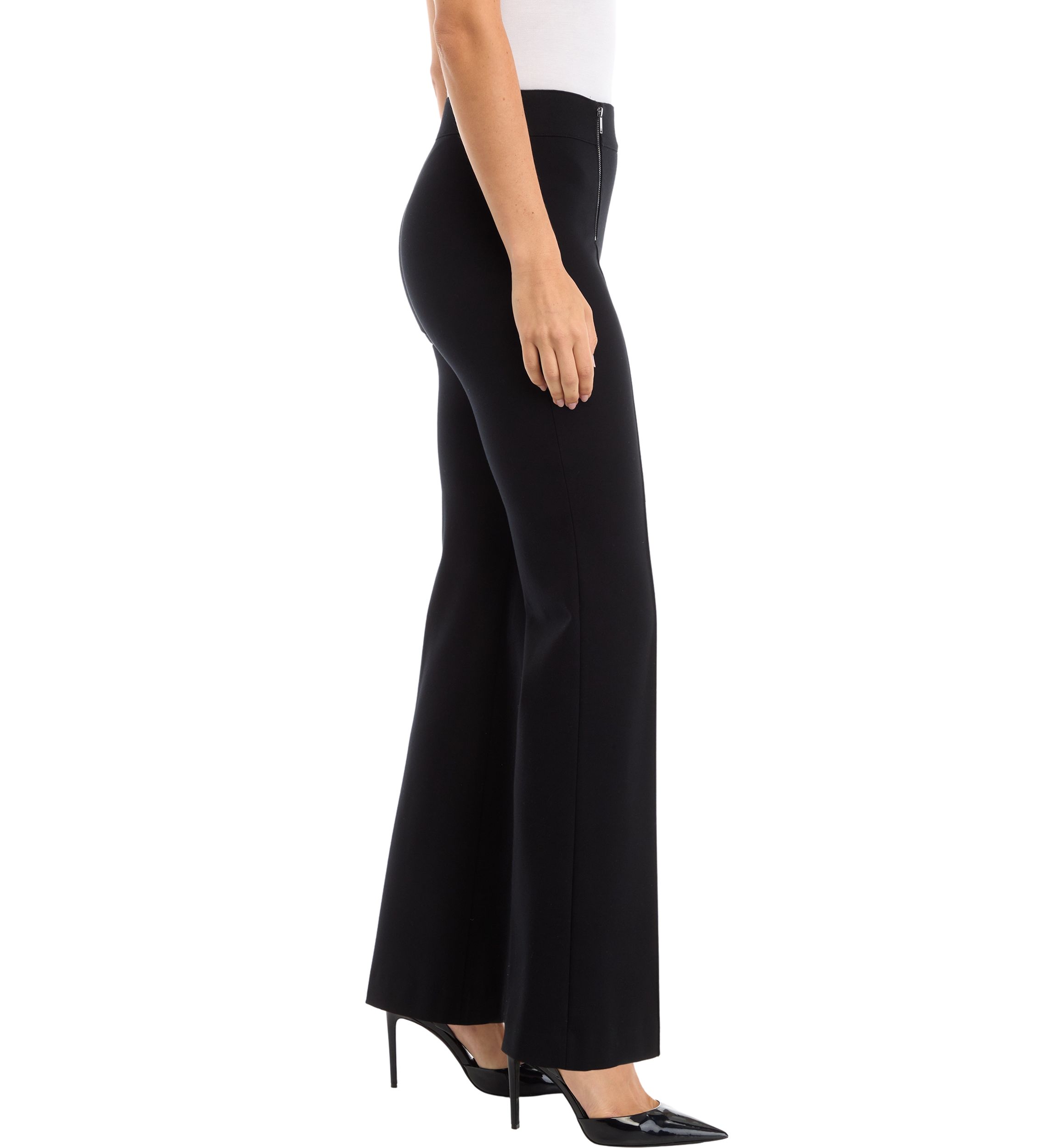 Womens Wide Leg Ponte Pants