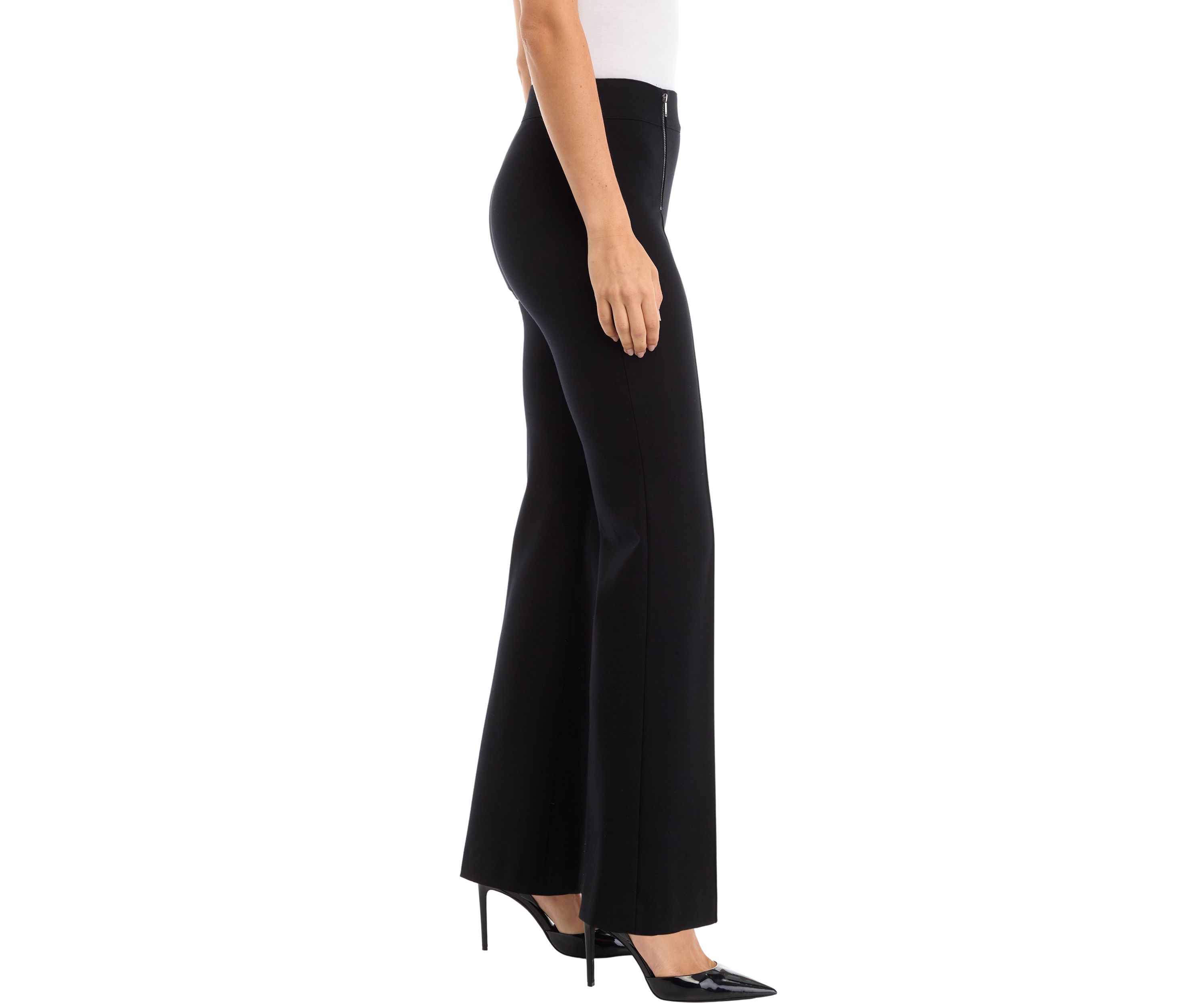 Womens Wide Leg Ponte Pants