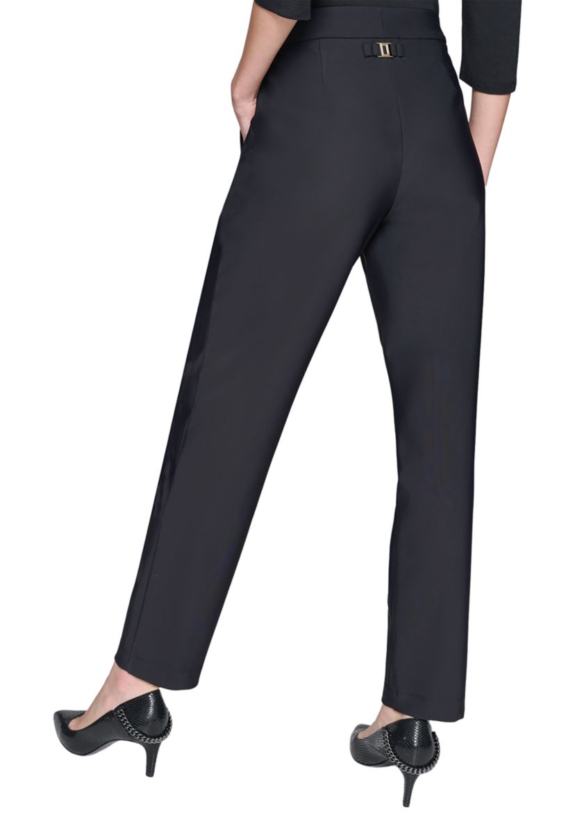 Womens Side Embellished Slim Pants 