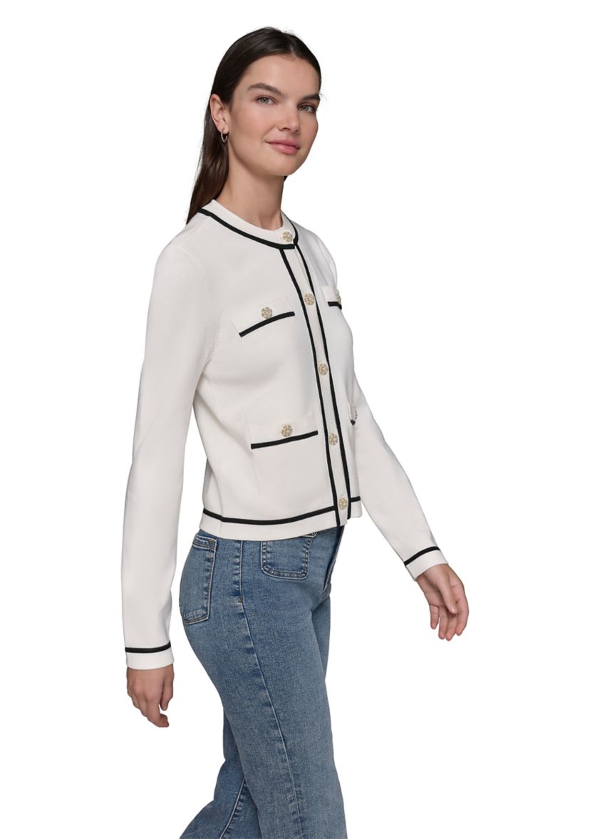 Womens Pocket Front Cardigan