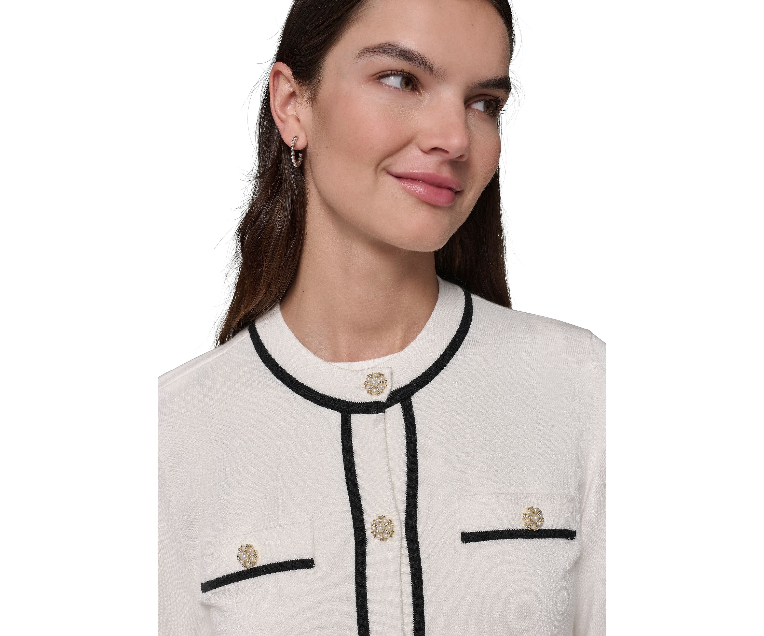 Womens Pocket Front Cardigan