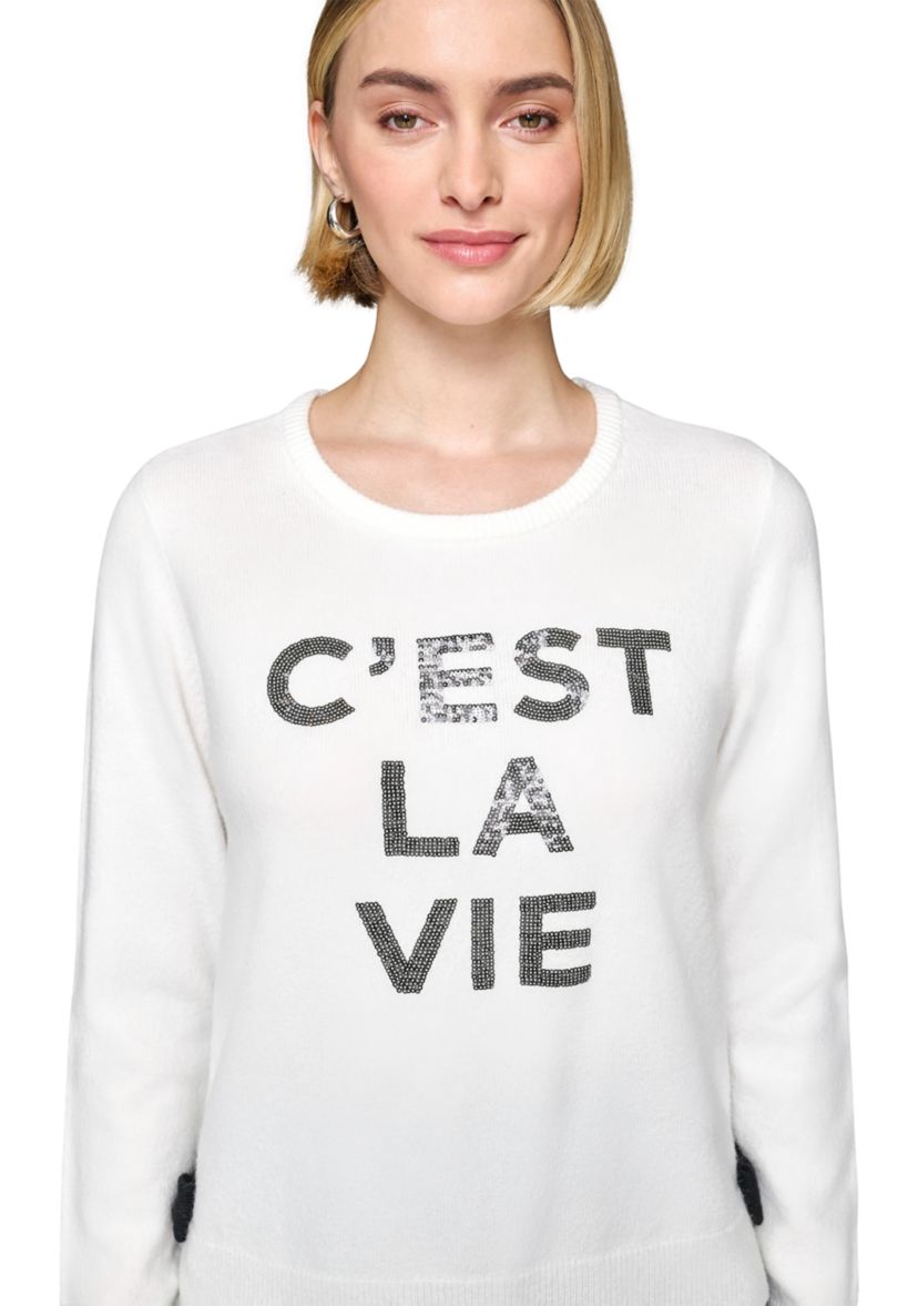 Womens Cest La Vie Sweater 