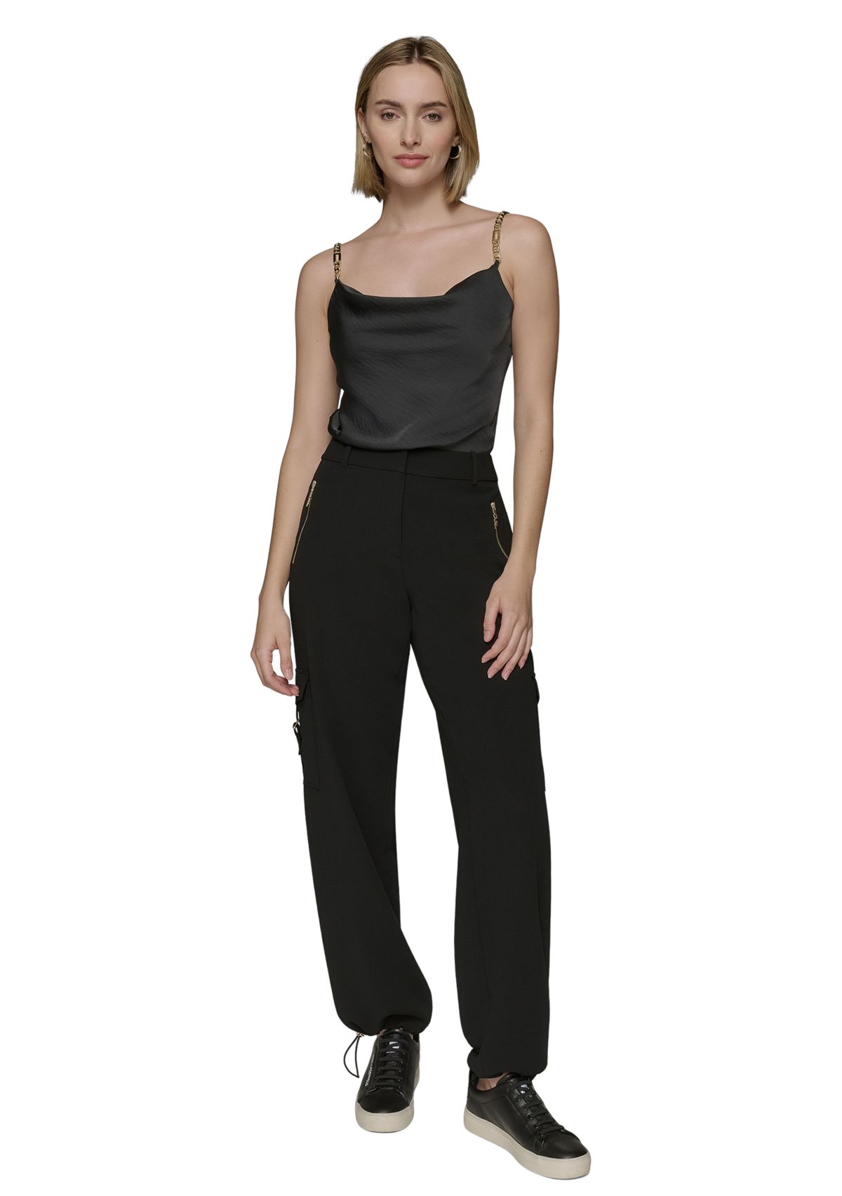 Womens Zip Pocket Pants