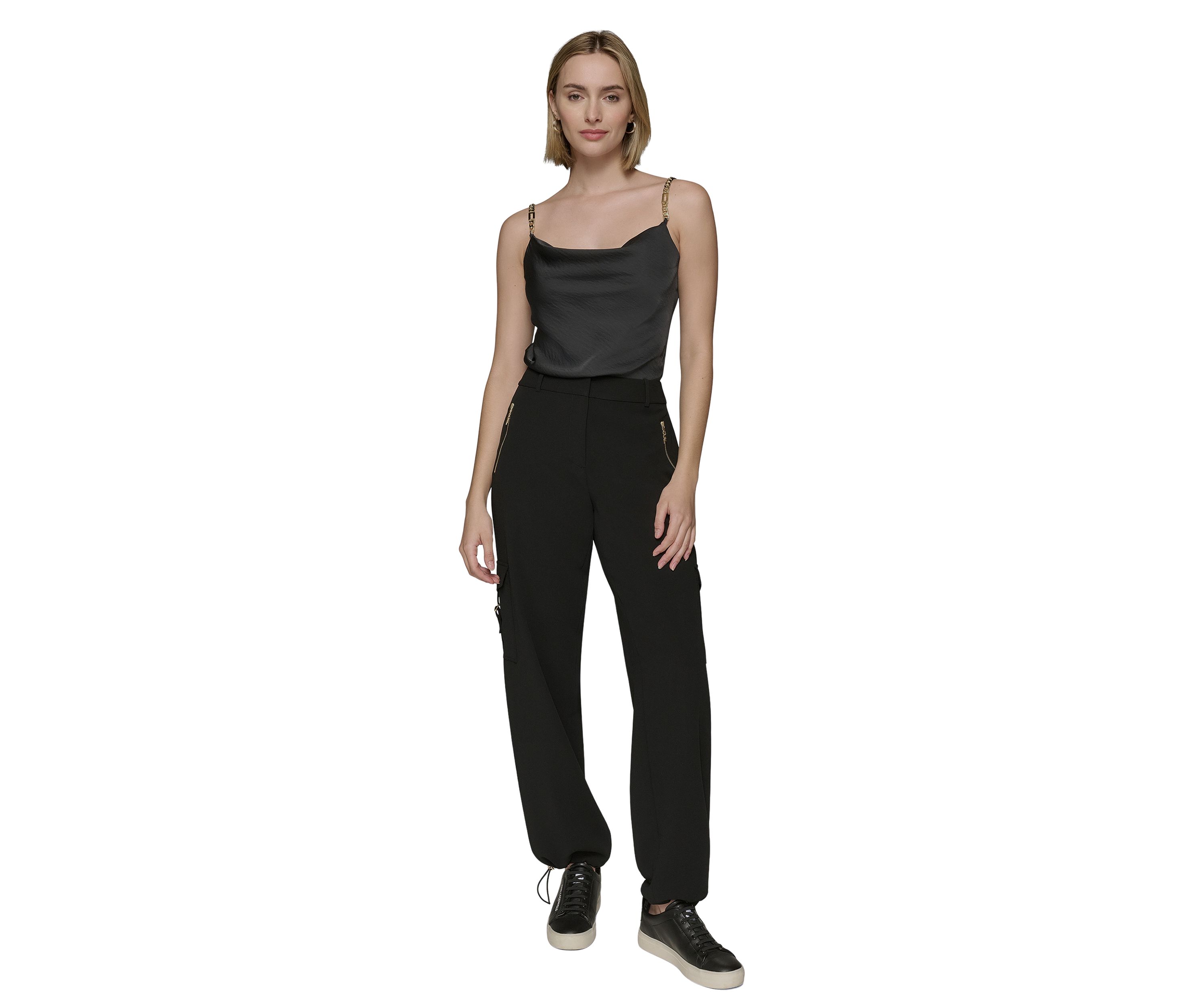 Womens Zip Pocket Pants