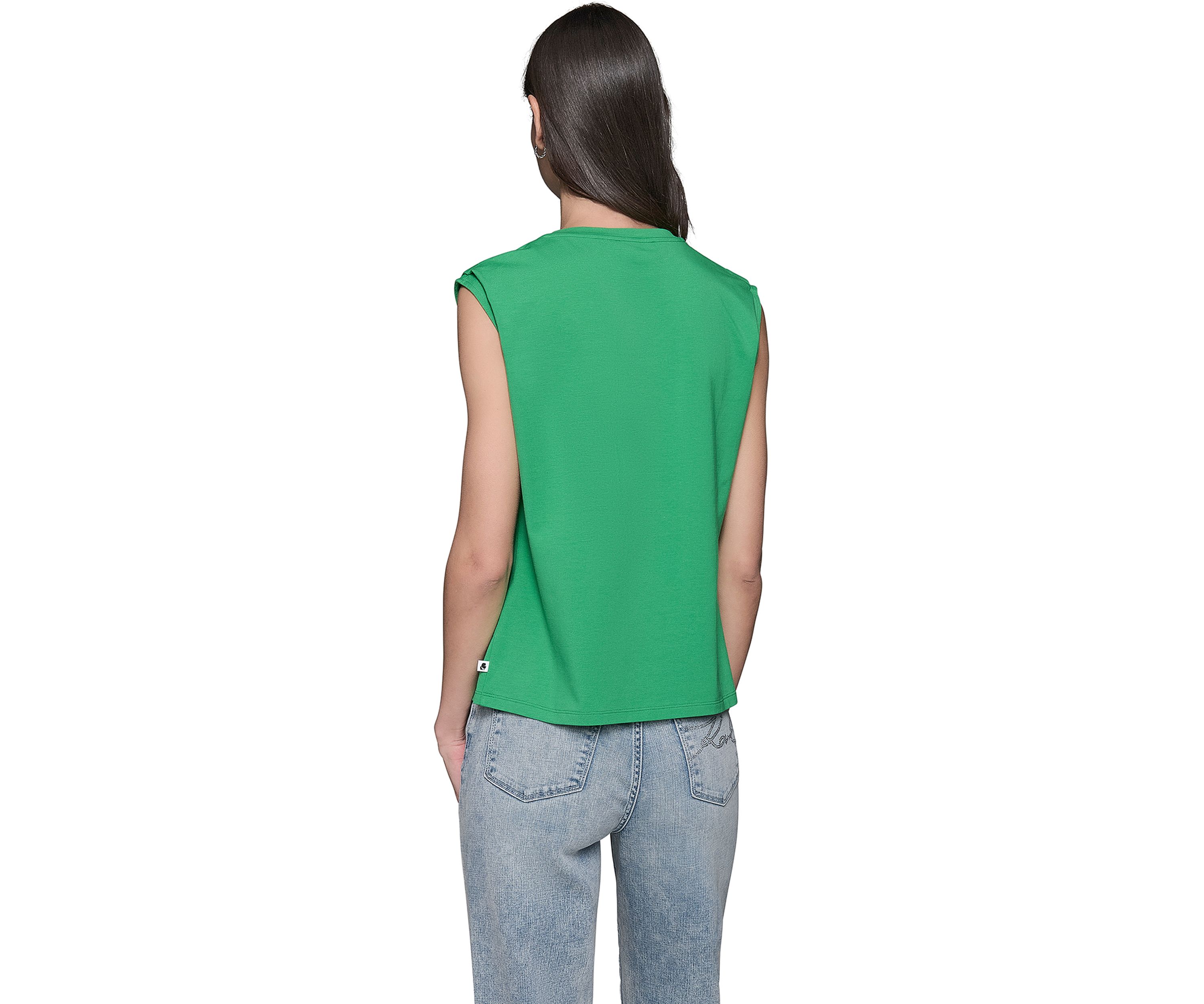 Womens Cap Sleeve Bon Voyage Knit Top