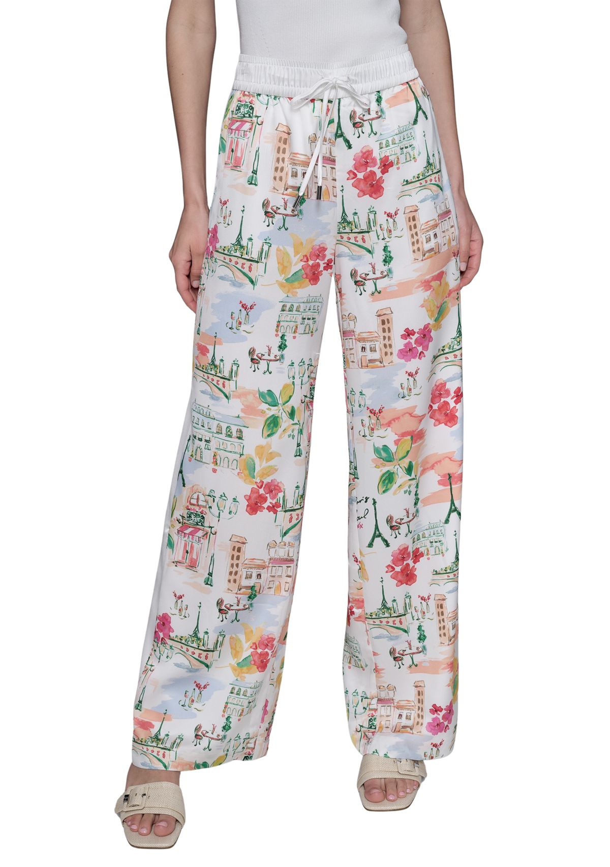 Womens Destination Printed Pants