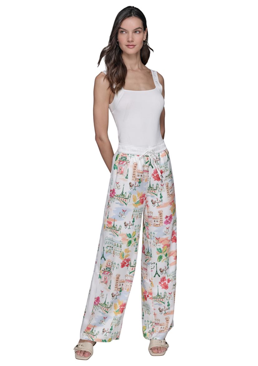 Womens Destination Printed Pants