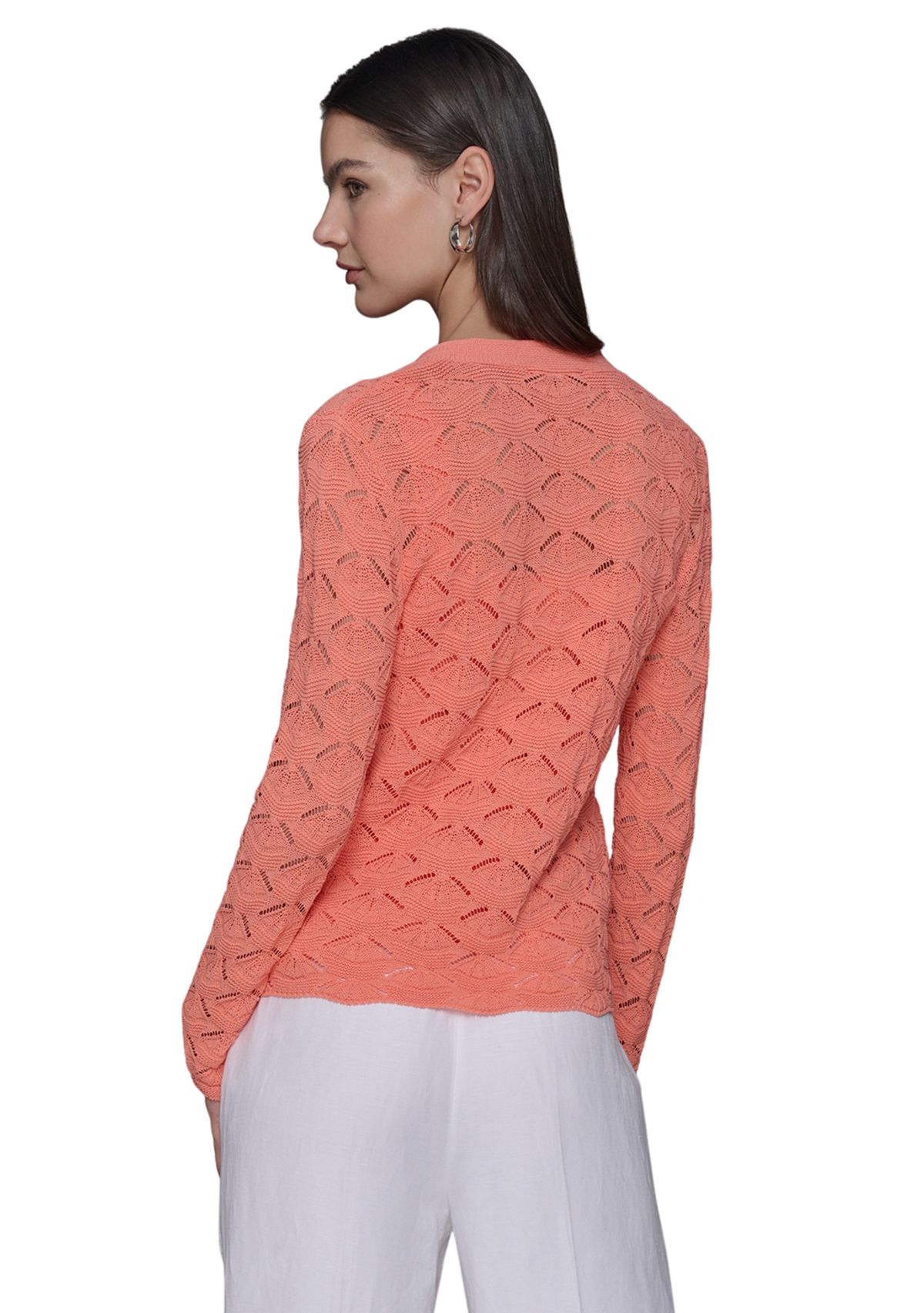 Womens Feather Fan Cardigan